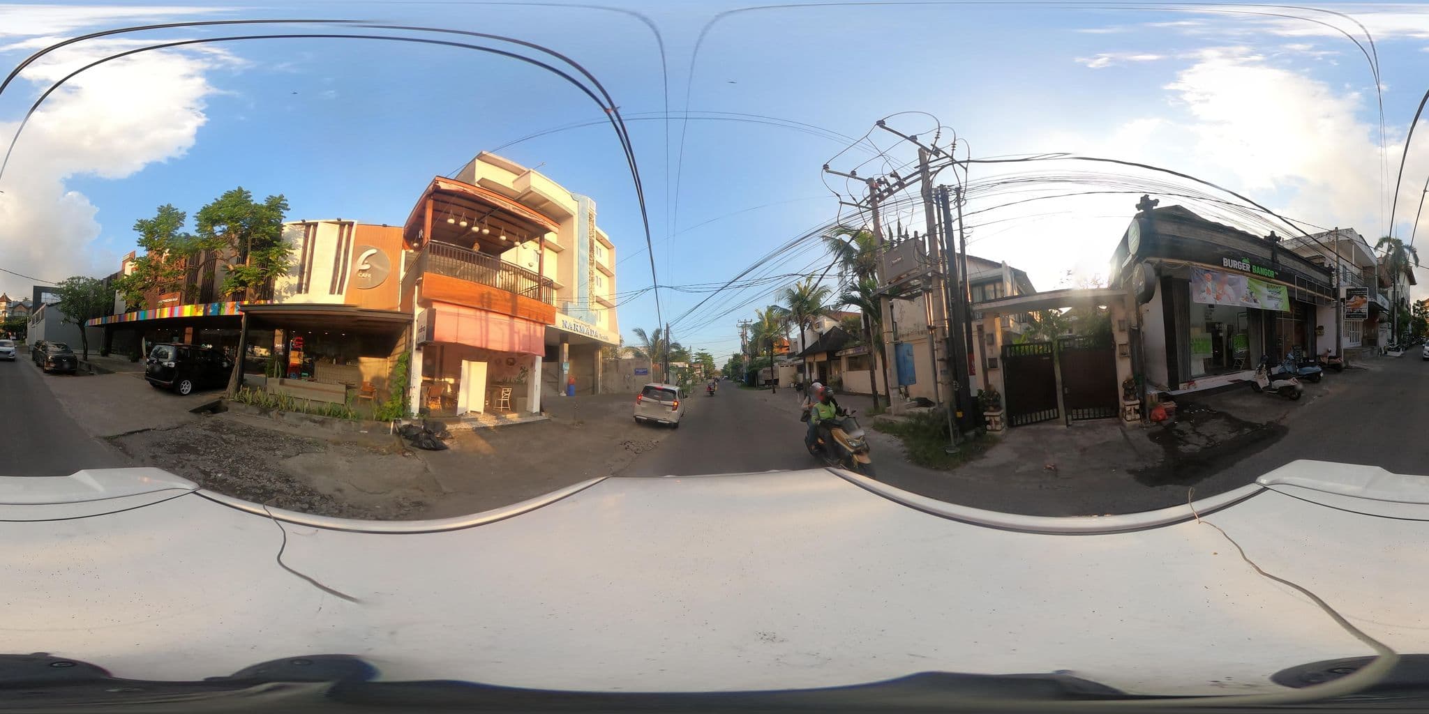 Street view near Arana Suite, Legian