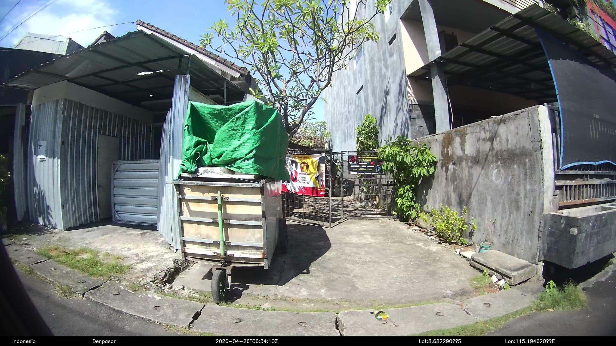 Street view near Harvest Apartment, Legian
