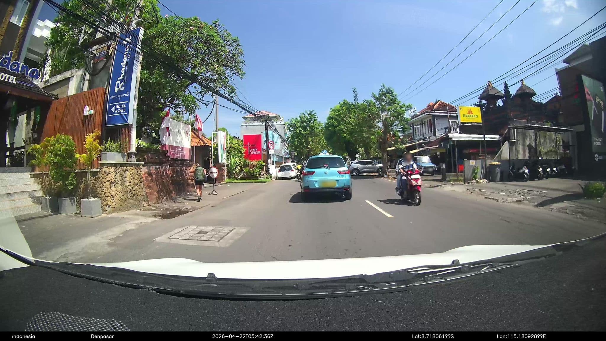 Street view near Rhadana Hotel, Kuta — © Kaart---360 (CC BY-SA · Mapillary)