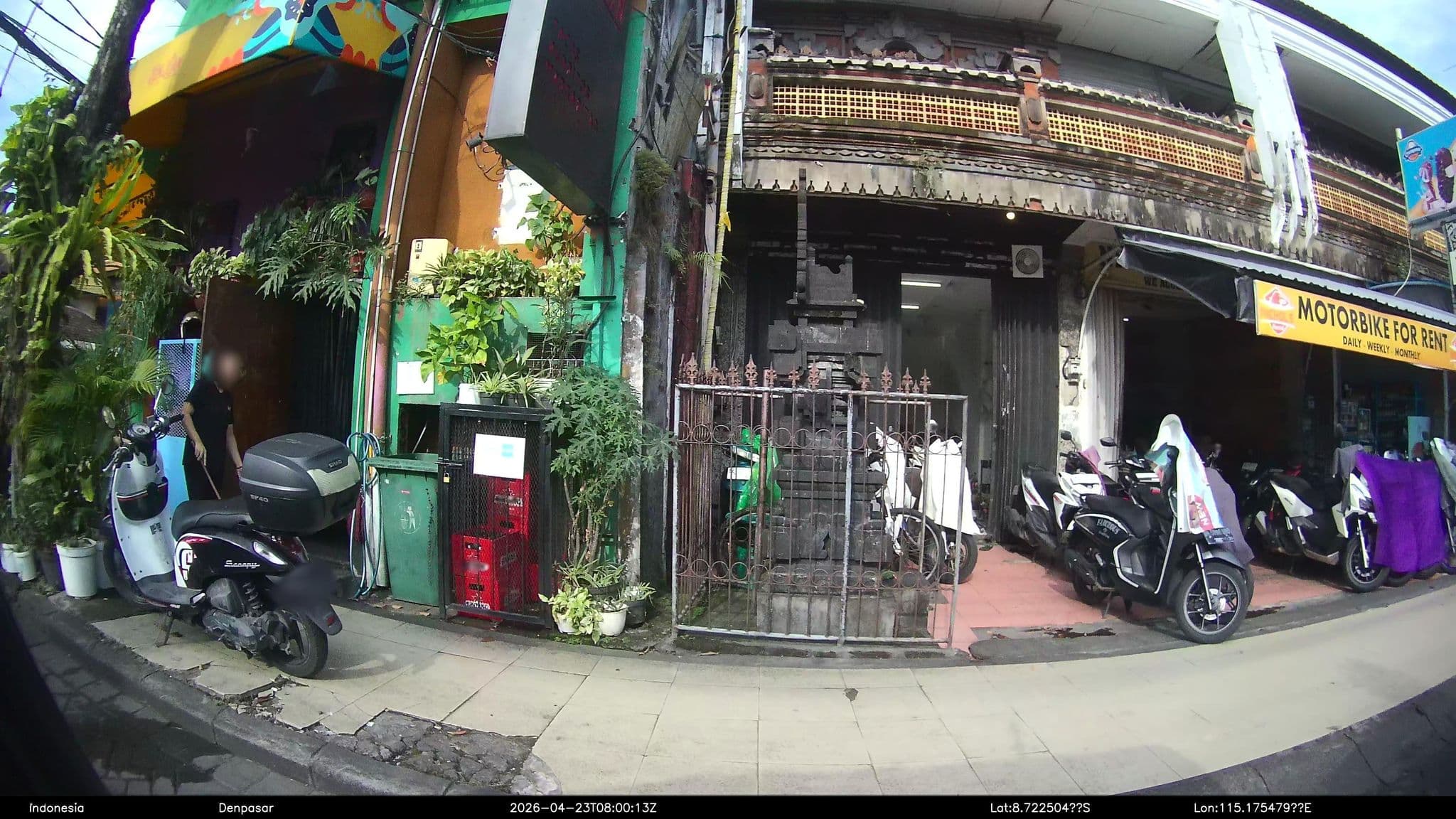 Street view near Bemo Corner Guest House, Kuta