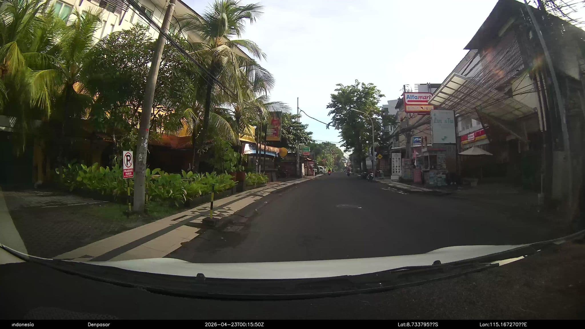 Street view near Bintang Kuta Hotel, Kuta