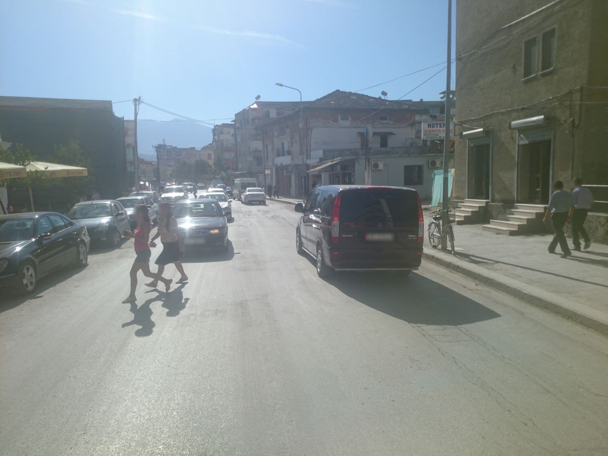 Street view near Hotel Gega, Berat, Berat — © malenki (CC BY-SA · Mapillary)