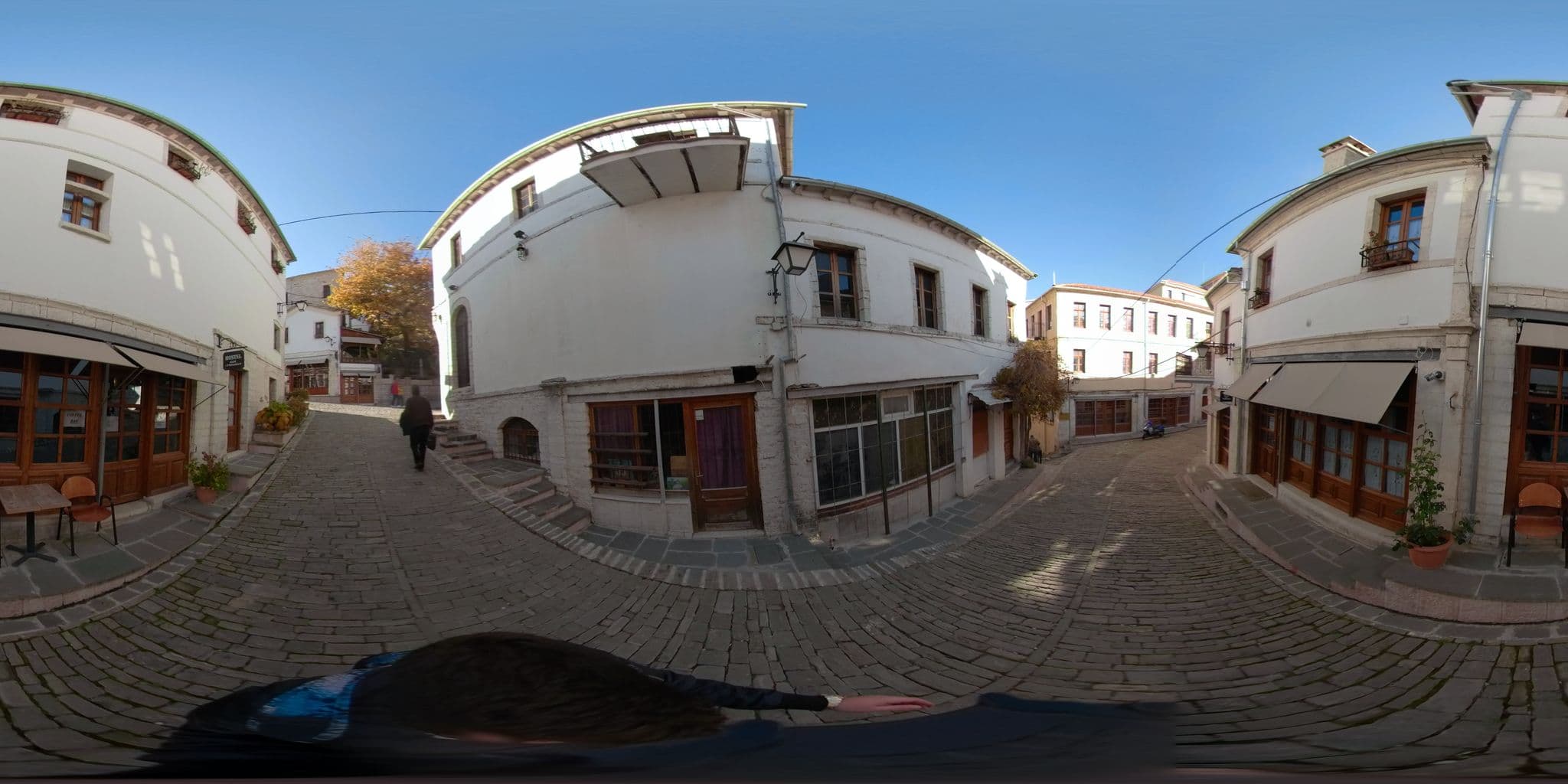 Street view near Hotel Argjiro Traditional, Gjirokastër, Gjirokastër — © thodorisvakkas (CC BY-SA · Mapillary)