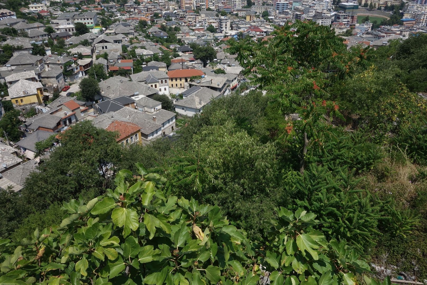 Street view near Stone House Obelisk, Gjirokastër, Gjirokastër — © malenki (CC BY-SA · Mapillary)