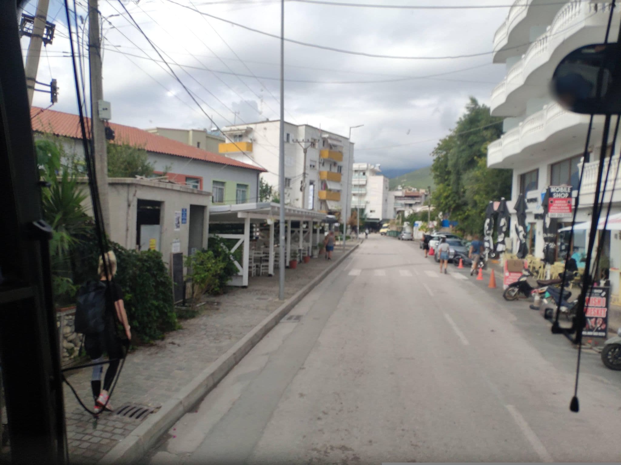 Street view near Fori's rooms, Himarë — © soepzi (CC BY-SA · Mapillary)