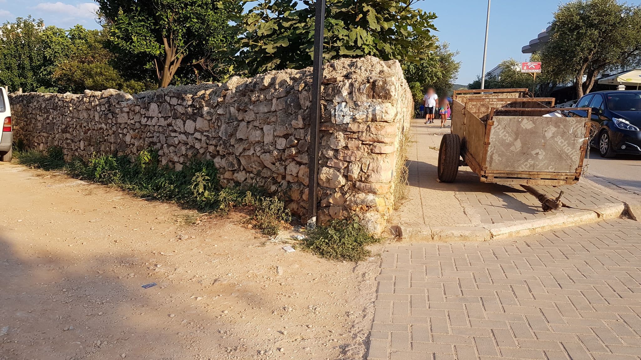 Street view near Azura Ksamil Hotel, Ksamil — © ale_zena_it (CC BY-SA · Mapillary)