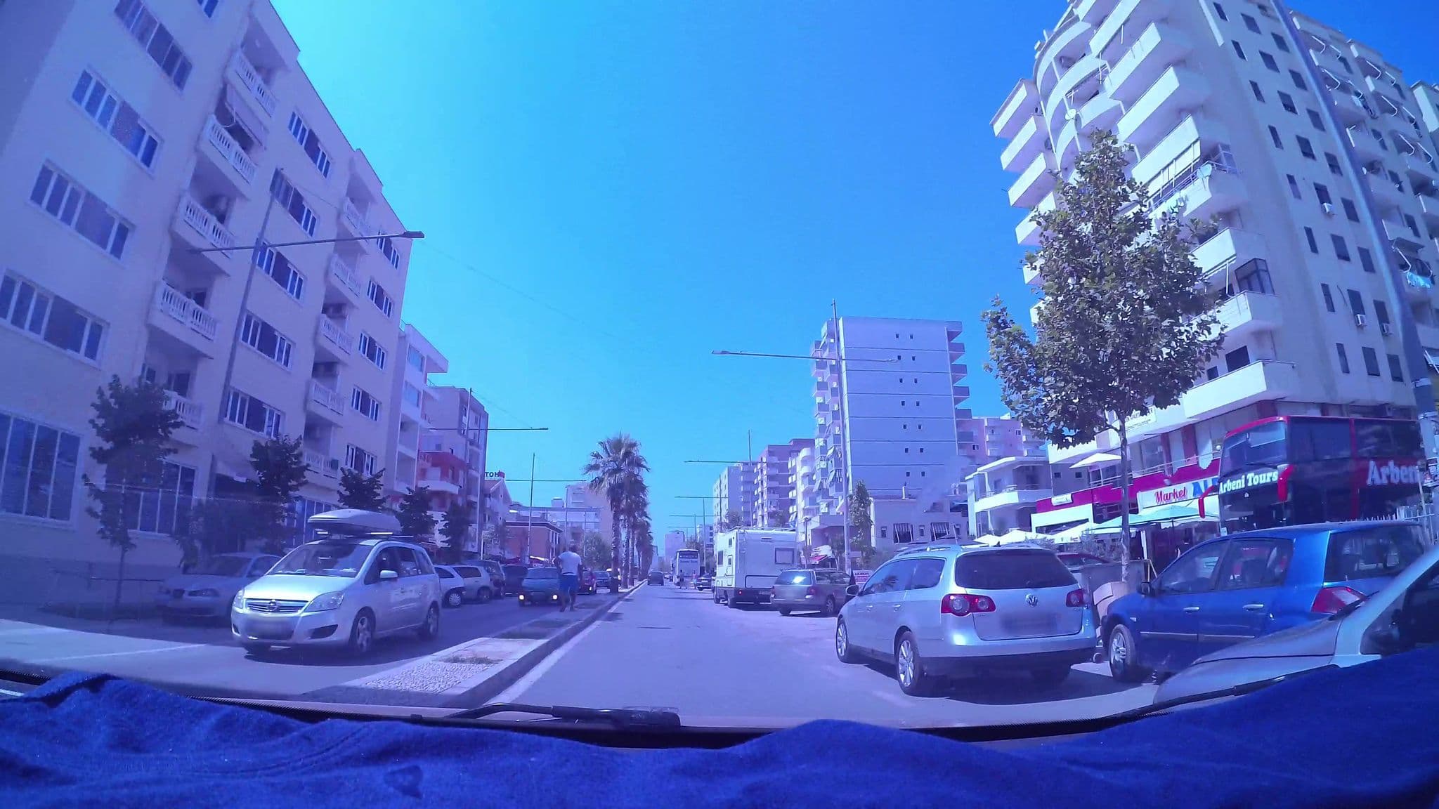 Street view near Hotel SanRemo beach, Rrashbull — © kaart_3 (CC BY-SA · Mapillary)
