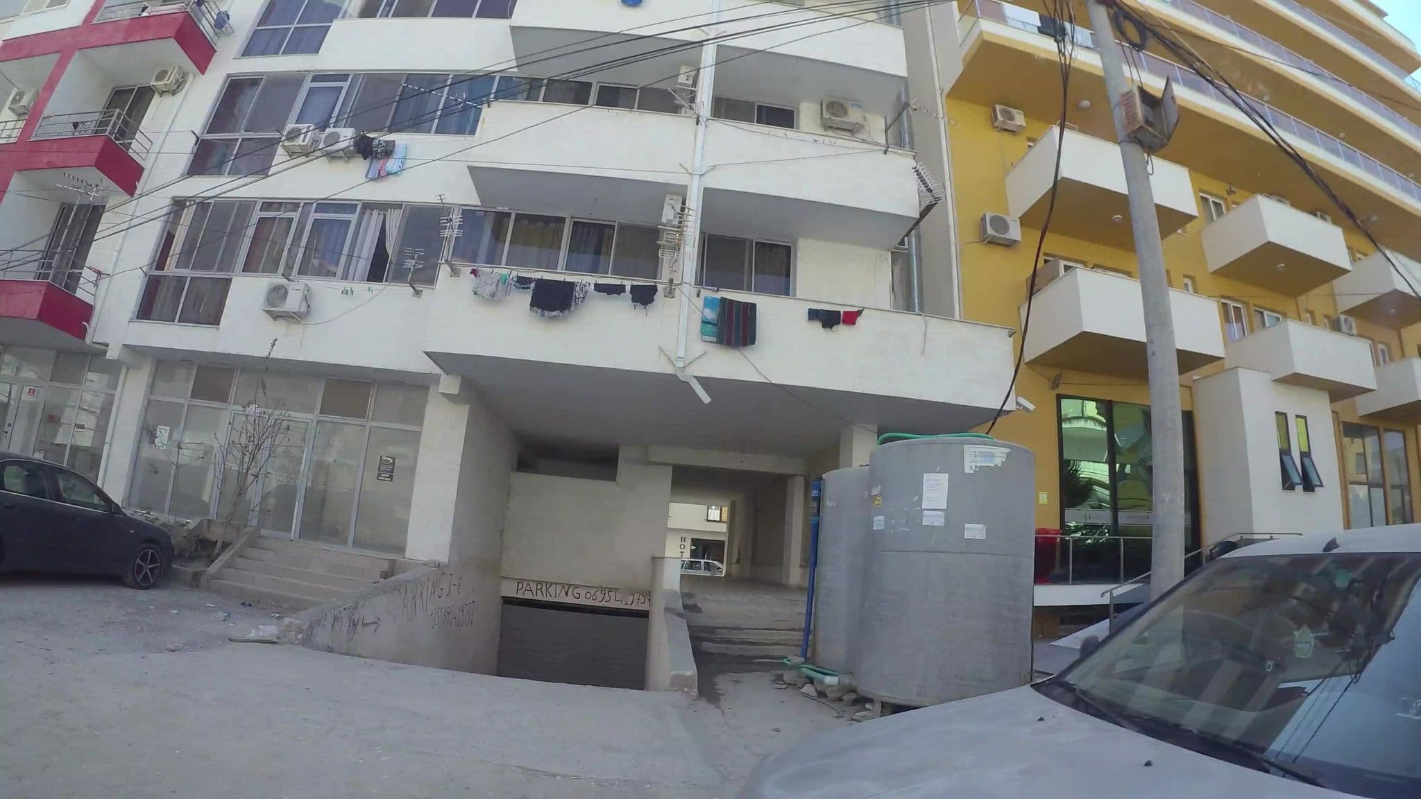 Street view near Sun Hotel Durres, Rrashbull — © kaart_3 (CC BY-SA · Mapillary)
