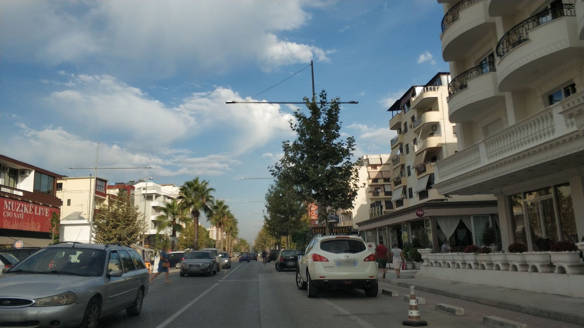 Street view near BLISS Boutique HOTEL Durrës, Rrashbull — © freddouhelk (CC BY-SA · Mapillary)