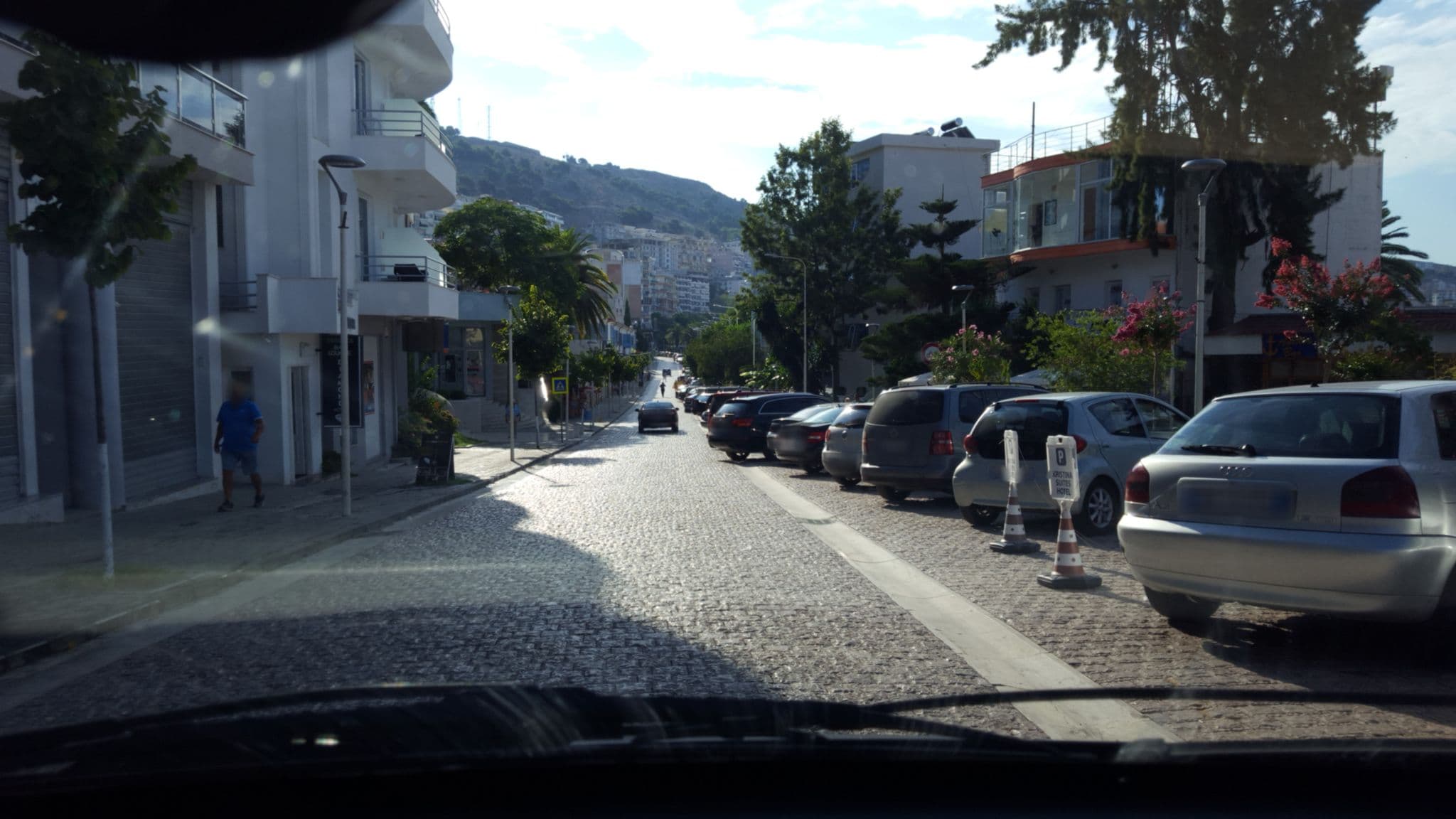 Street view near Victoria Boutique Hotel, Sarandë — © denisju_osm (CC BY-SA · Mapillary)