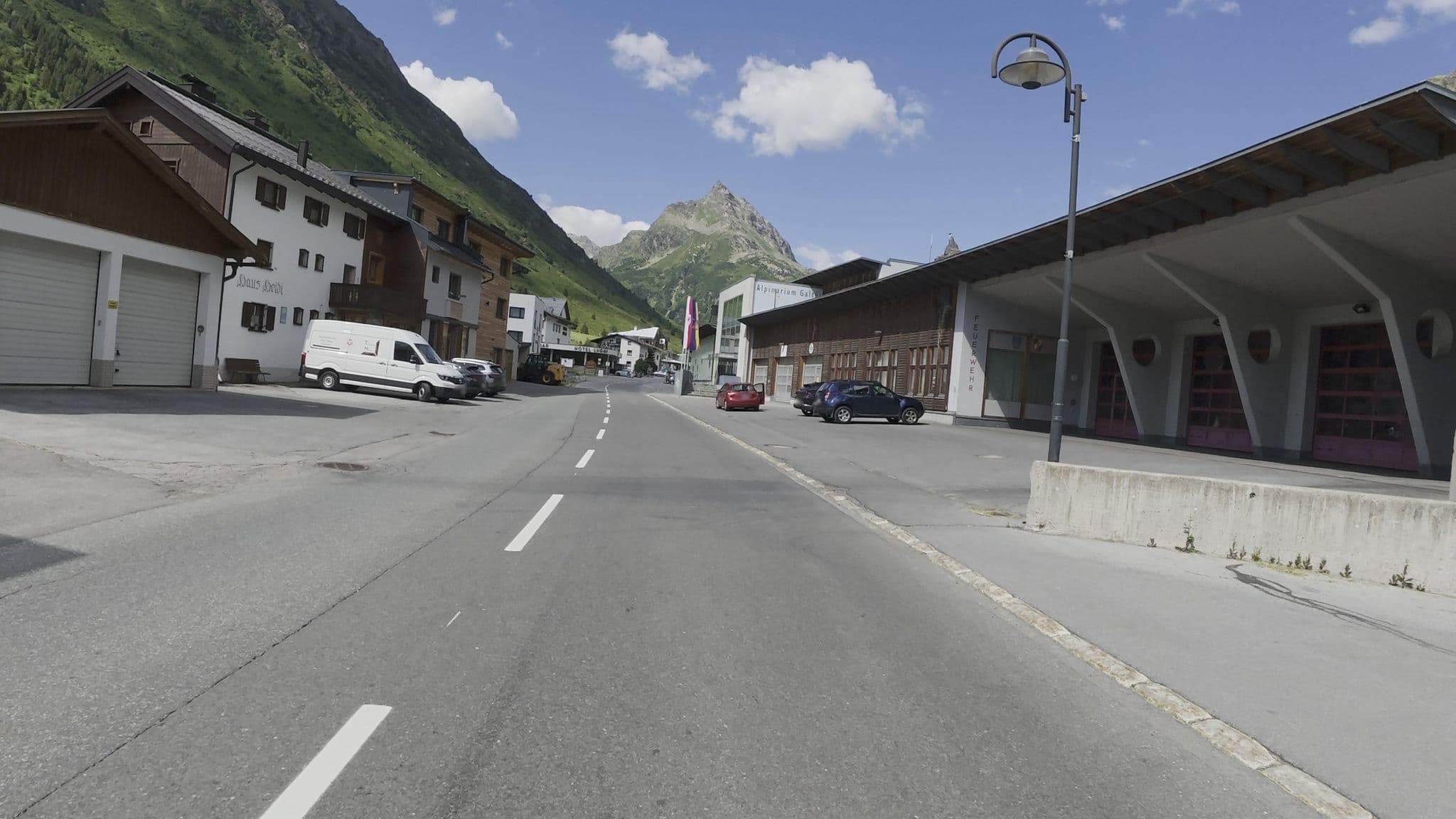 Street view near Haus Martina, Ischgl