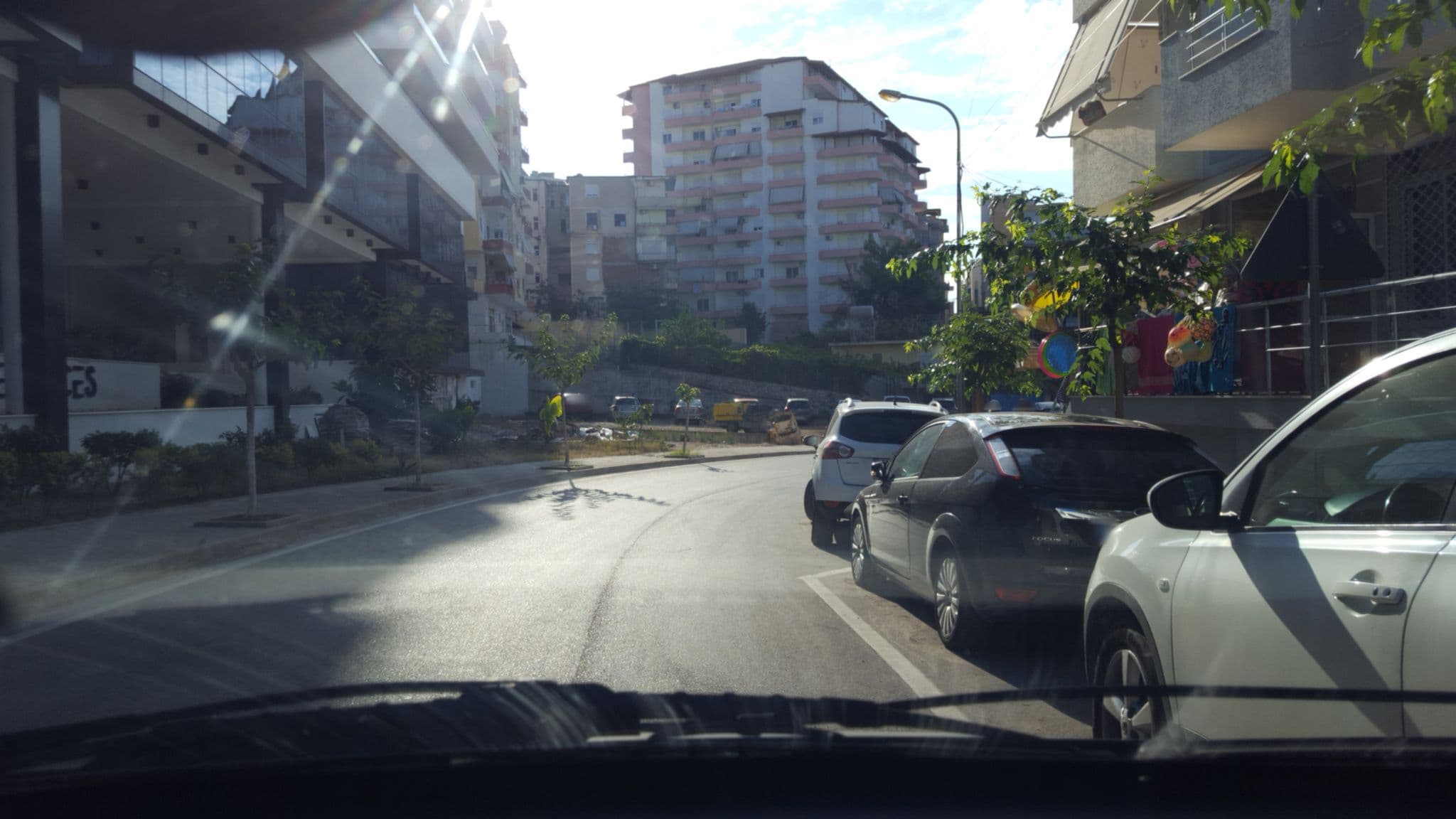 Street view near Hard Rock Apartments Sarandë, Sarandë — © denisju_osm (CC BY-SA · Mapillary)