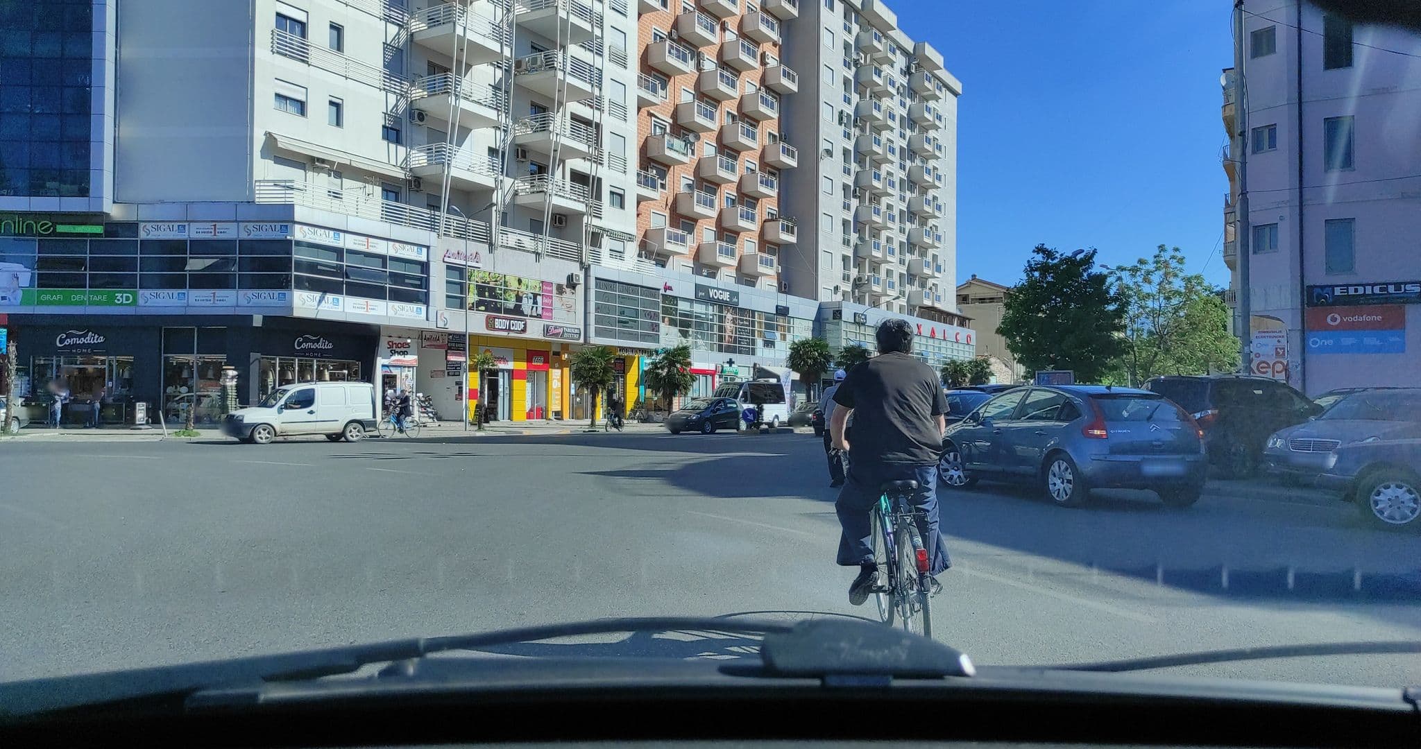 Street view near Corner Hostel, Shkodër — © denisju_osm (CC BY-SA · Mapillary)