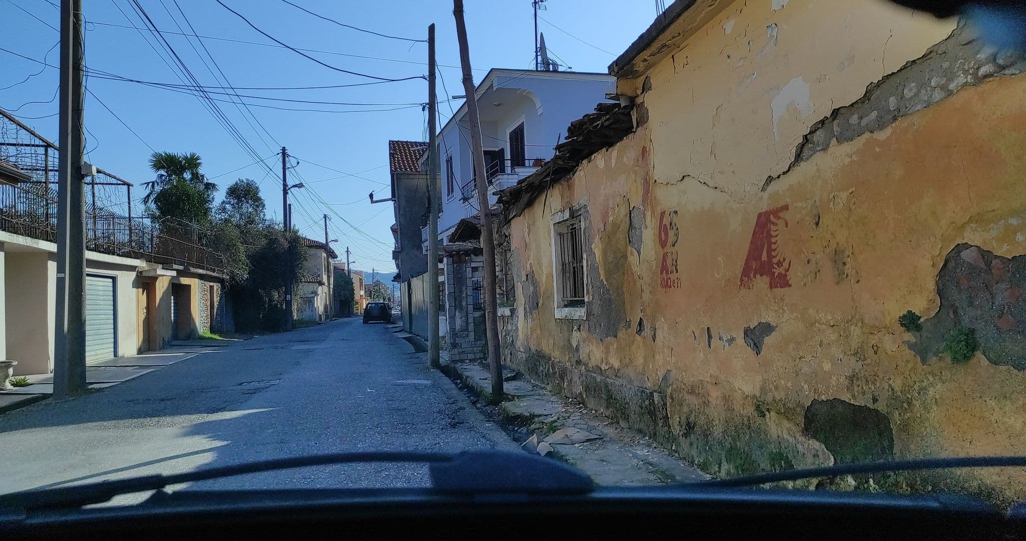 Street view near Hostel & RentBike 2VB, Shkodër — © denisju_osm (CC BY-SA · Mapillary)