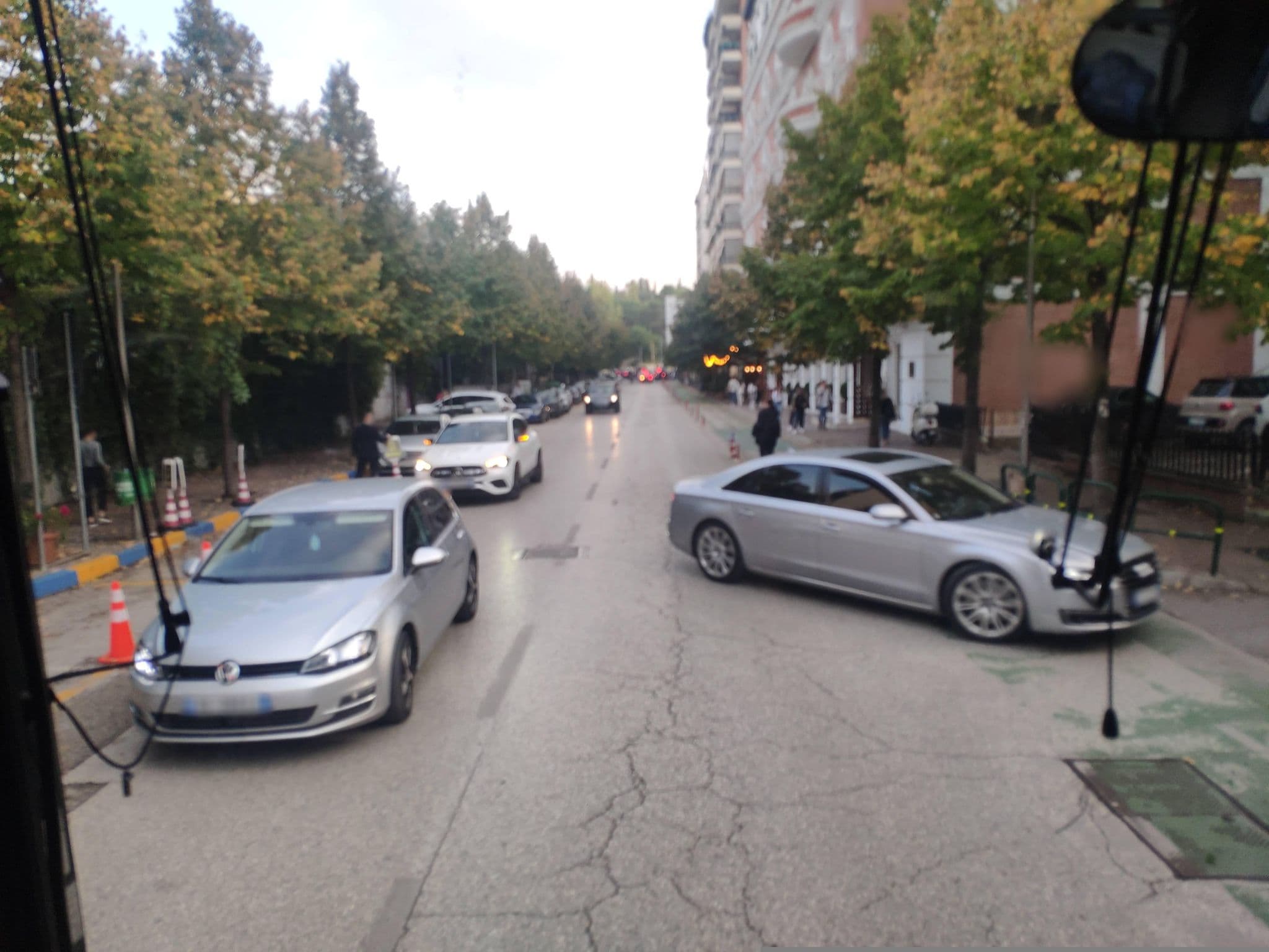 Street view near Xheko Imperial Luxury Hotel & Spa, Tirana — © soepzi (CC BY-SA · Mapillary)