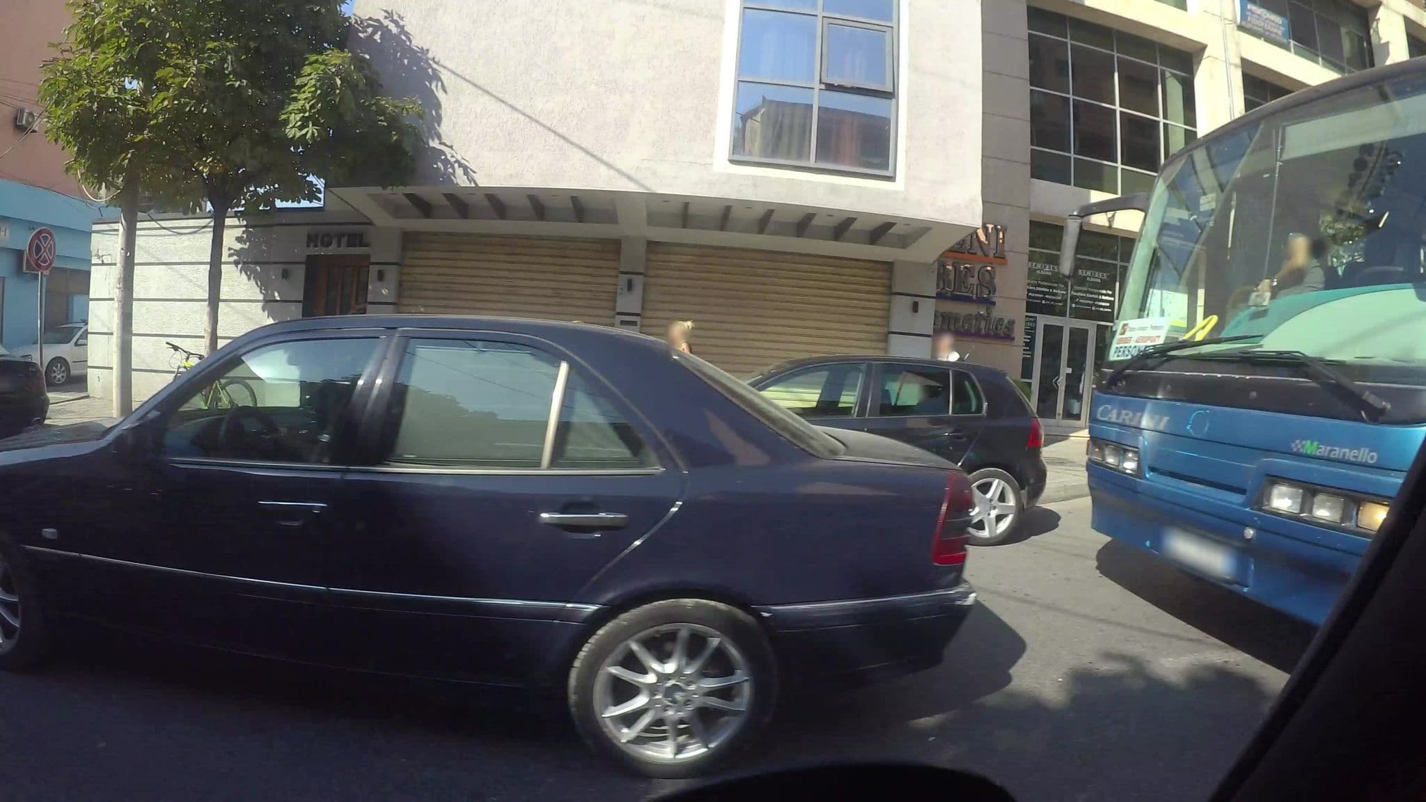 Street view near Centrale Hotel Tirana, Tirana — © kaart_3 (CC BY-SA · Mapillary)