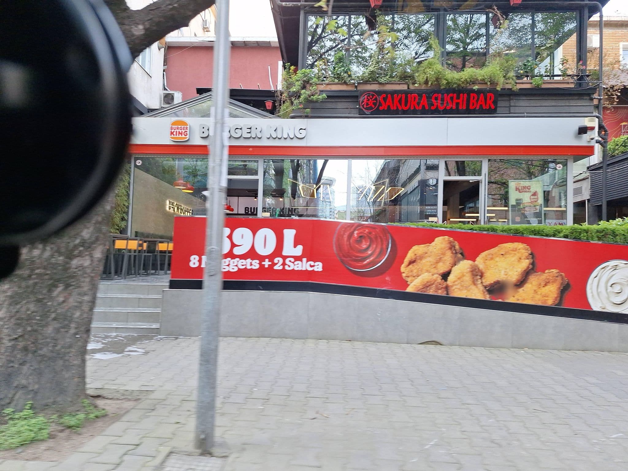 Street view near Artistic Tirana Blloku, Tirana — © denisju_osm (CC BY-SA · Mapillary)