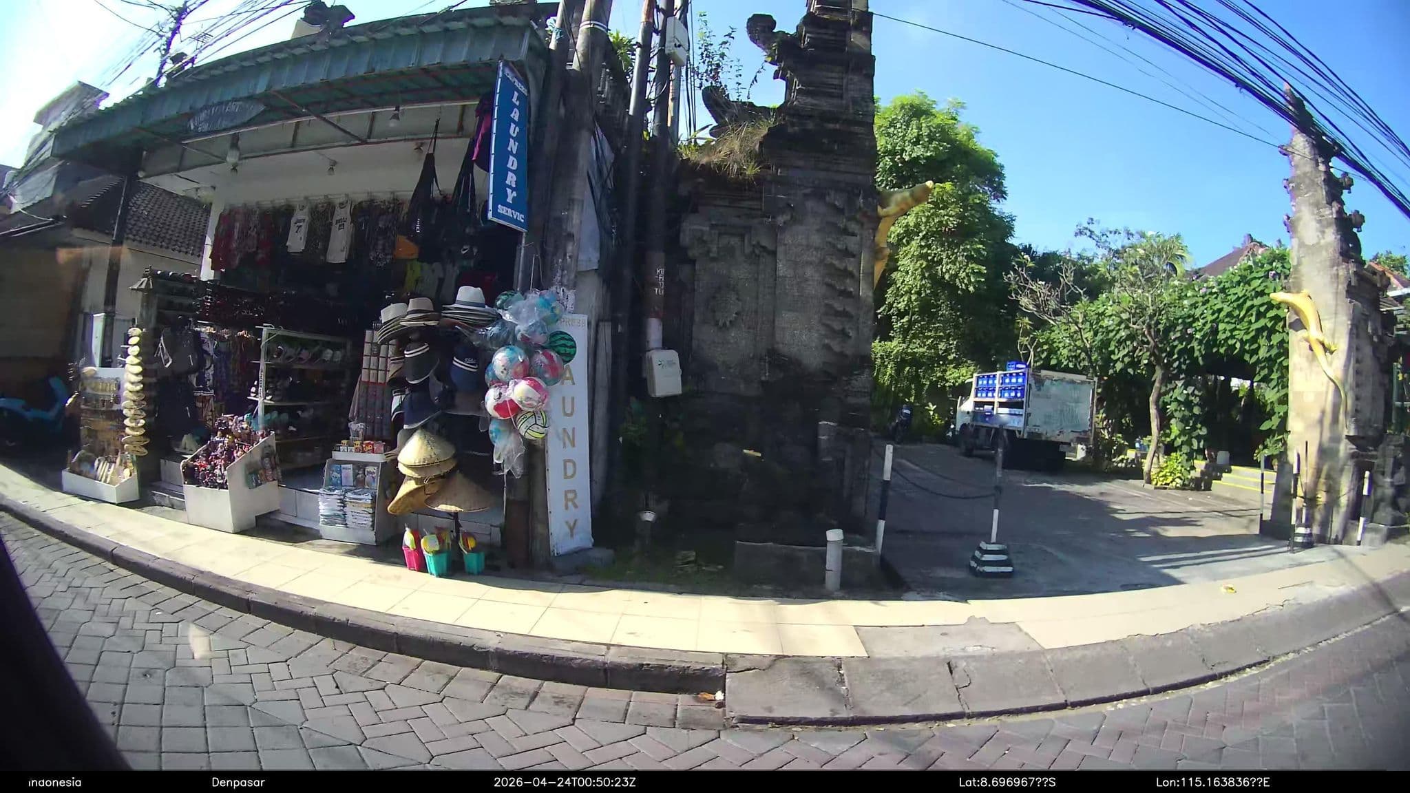 Street view near Bali Subak Hotel, Legian