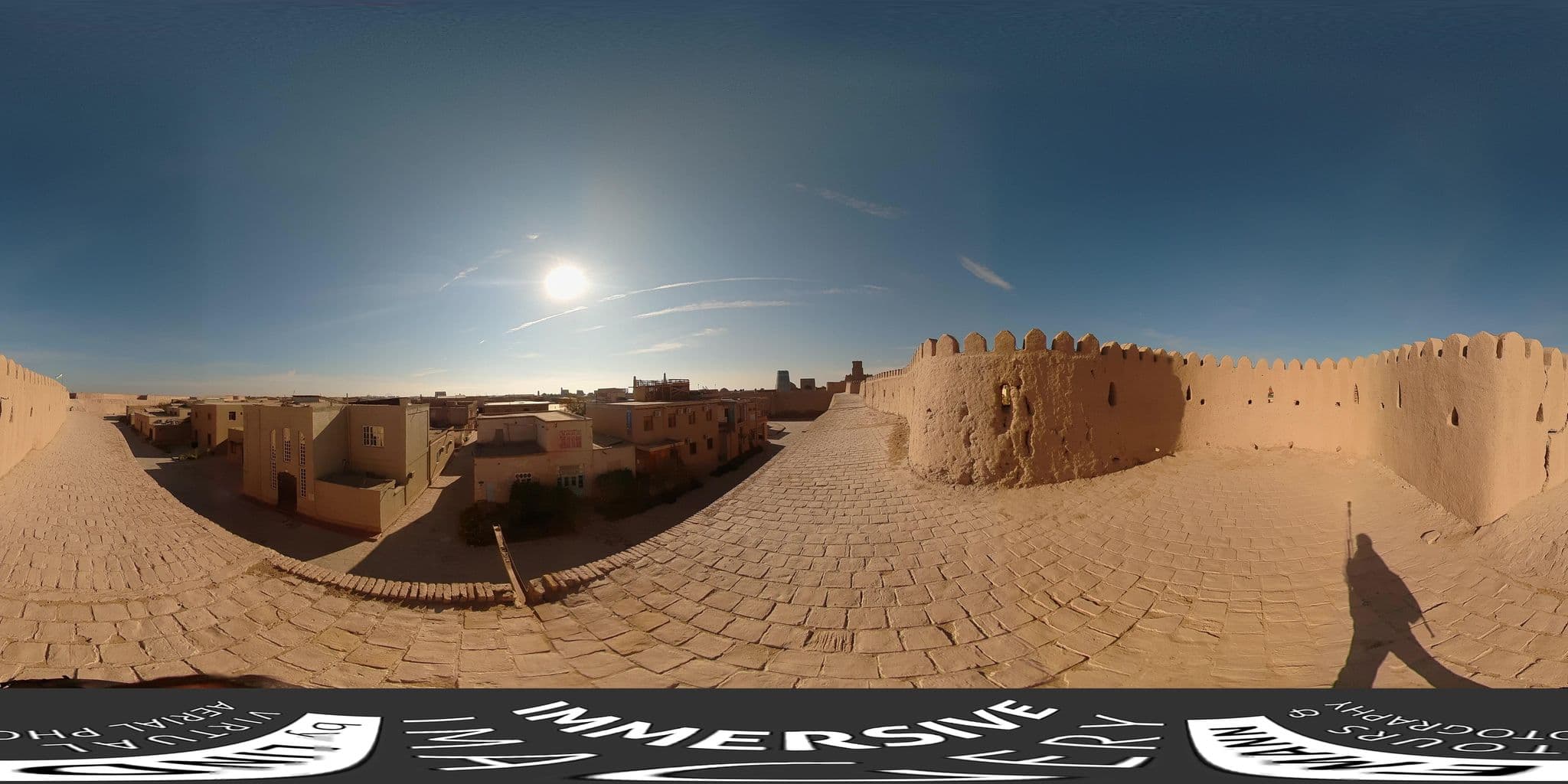Street view near Mubina Khiva B&B, Xiva — © l1ndemann (CC BY-SA · Mapillary)