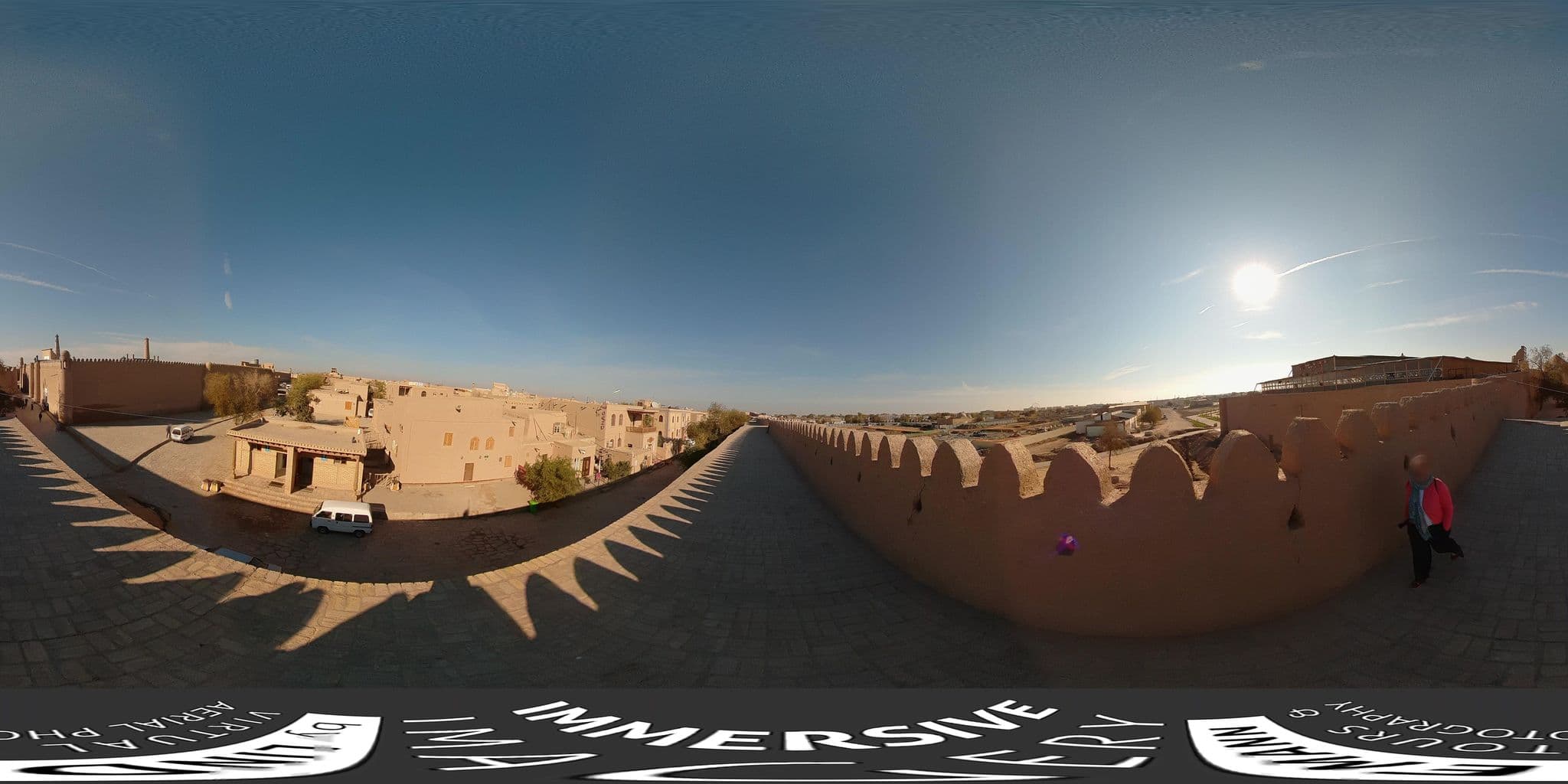 Street view near ALIBABA hostel, Xiva — © l1ndemann (CC BY-SA · Mapillary)