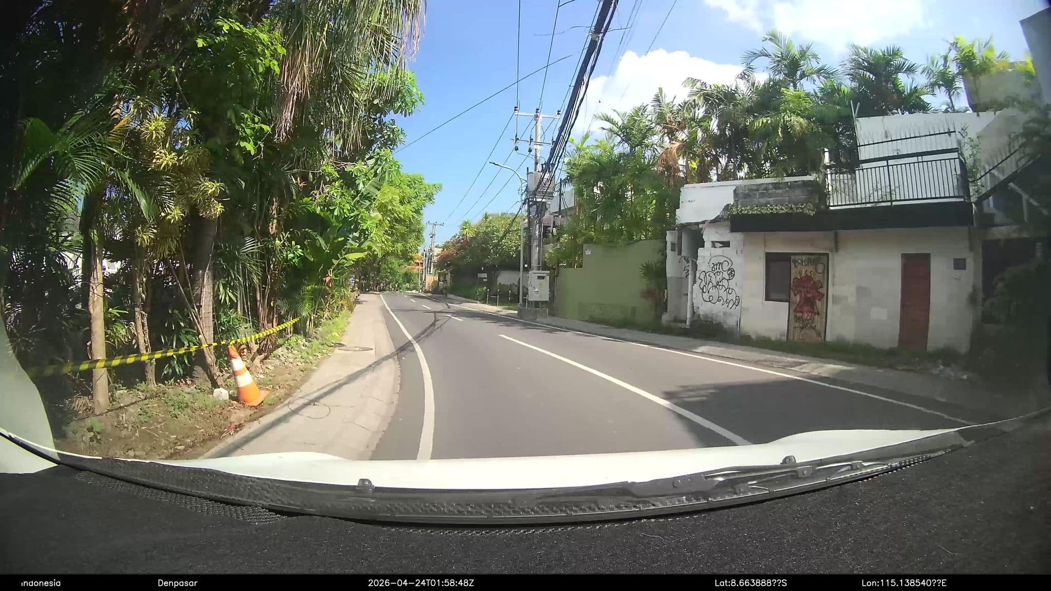 Street view near Surfers Dorm House, Dalung