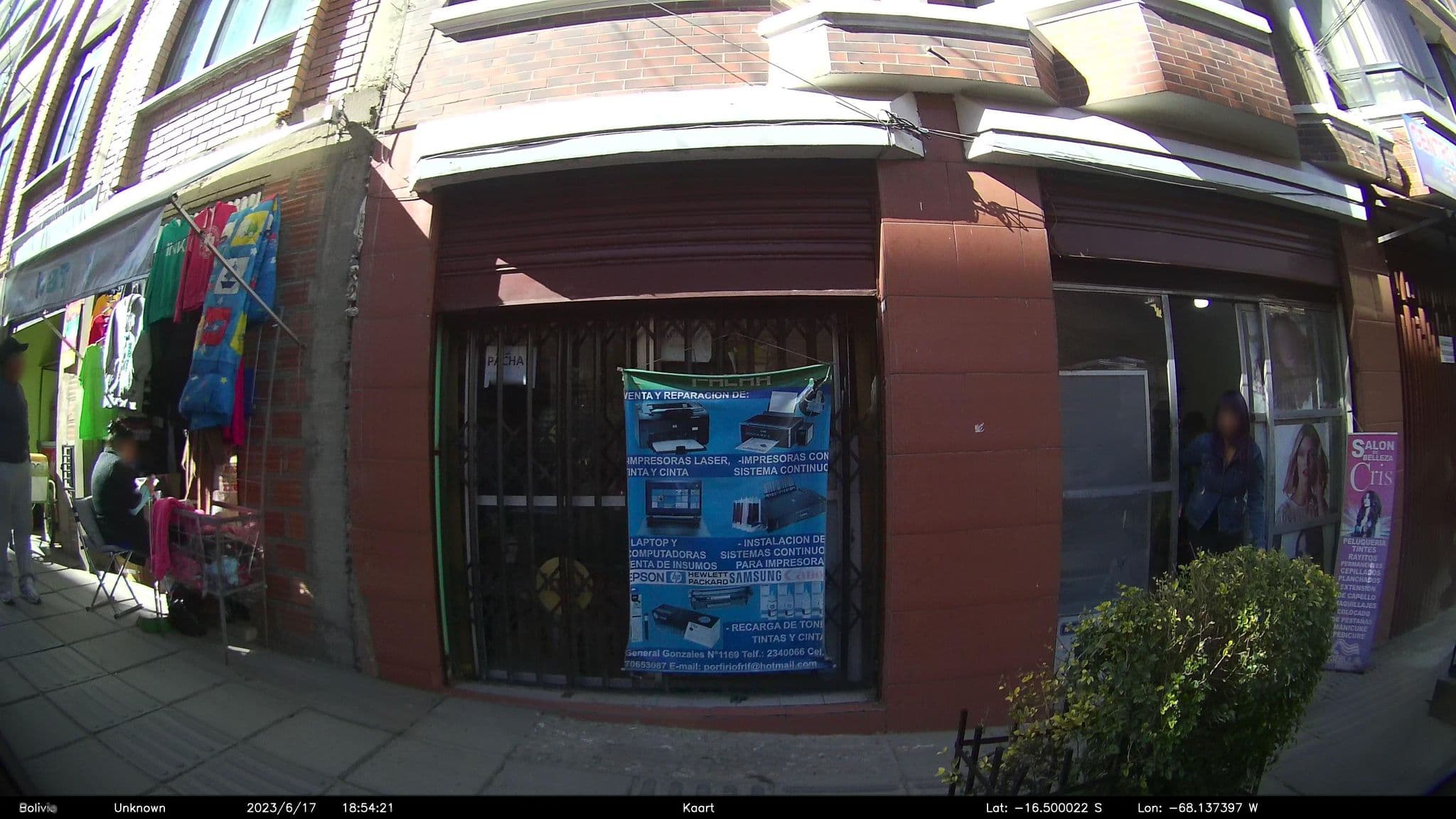Street view near Hostal Iskanwaya, La Paz — © kaart_2 (CC BY-SA · Mapillary)