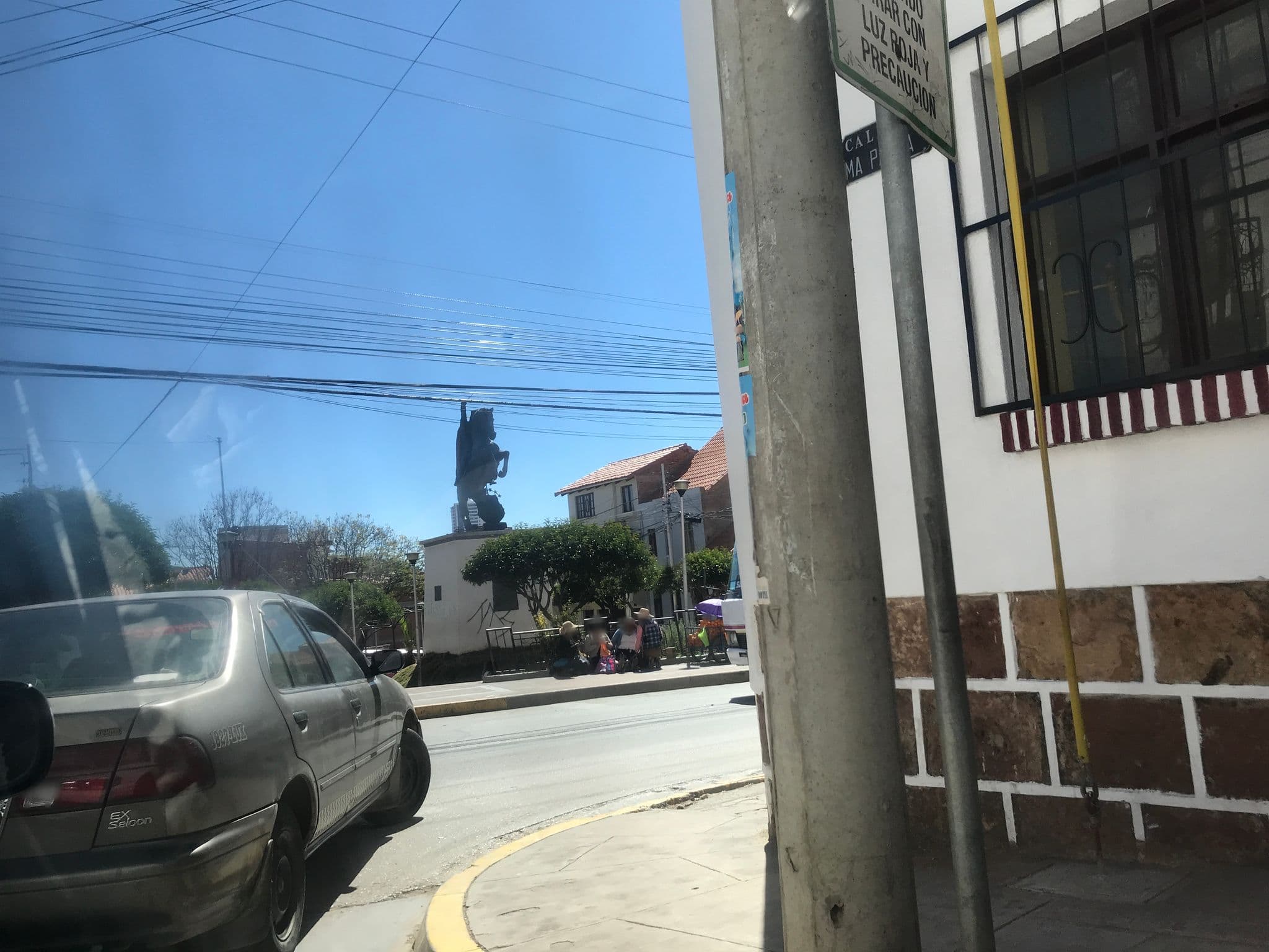 Street view near Hostal CADENA sucursal, Sucre — © ejegg (CC BY-SA · Mapillary)