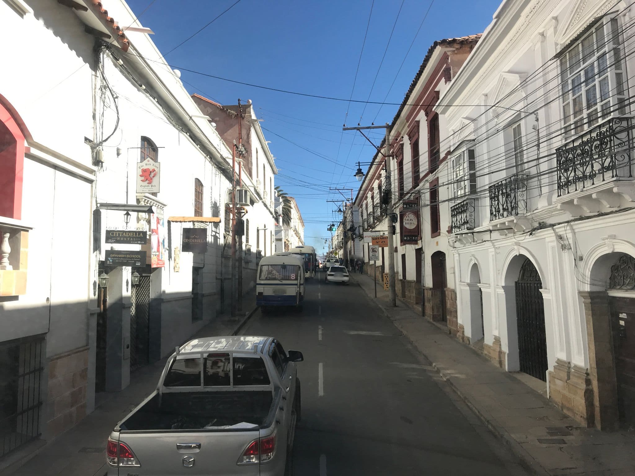 Street view near Colonial B & B, Sucre — © ejegg (CC BY-SA · Mapillary)