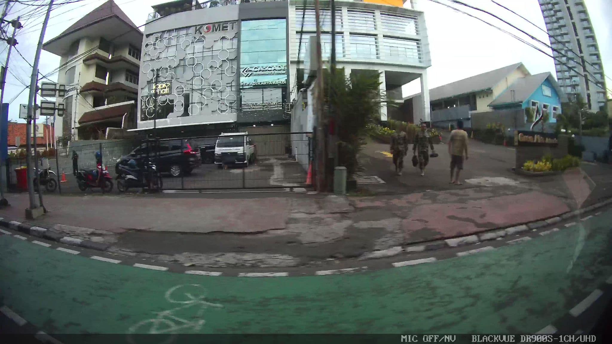 Street view near Hotel Gren Alia Prapatan, Jakarta
