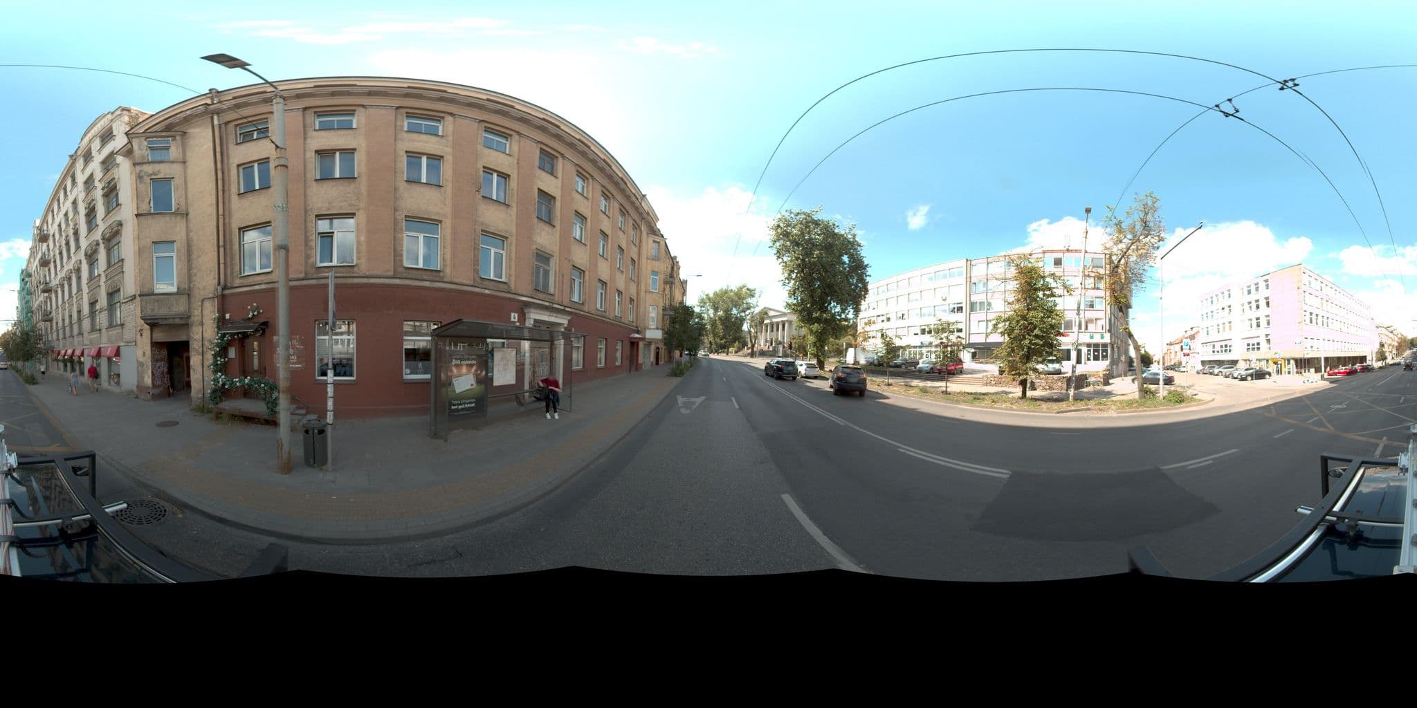 Street view near Hostel K3a, Naujamiestis — © vms (CC BY-SA · Mapillary)
