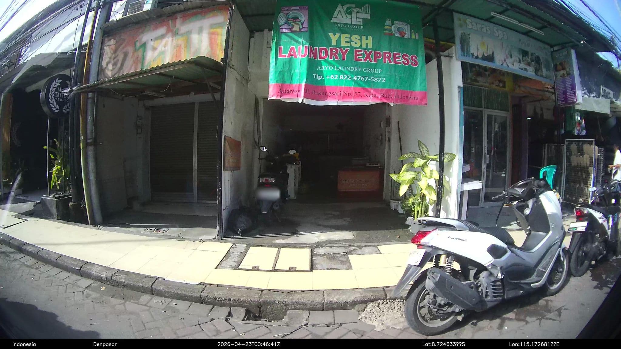 Street view near Hotel The Oasis Kuta, Kuta — © Kaart---FRONT (CC BY-SA · Mapillary)