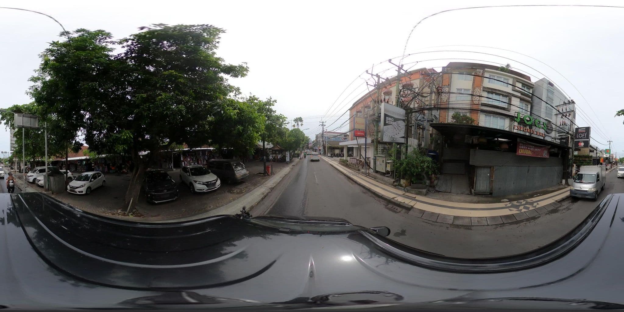 Street view near Wida Hotel, Legian — © flashkiwi (CC BY-SA · Mapillary)