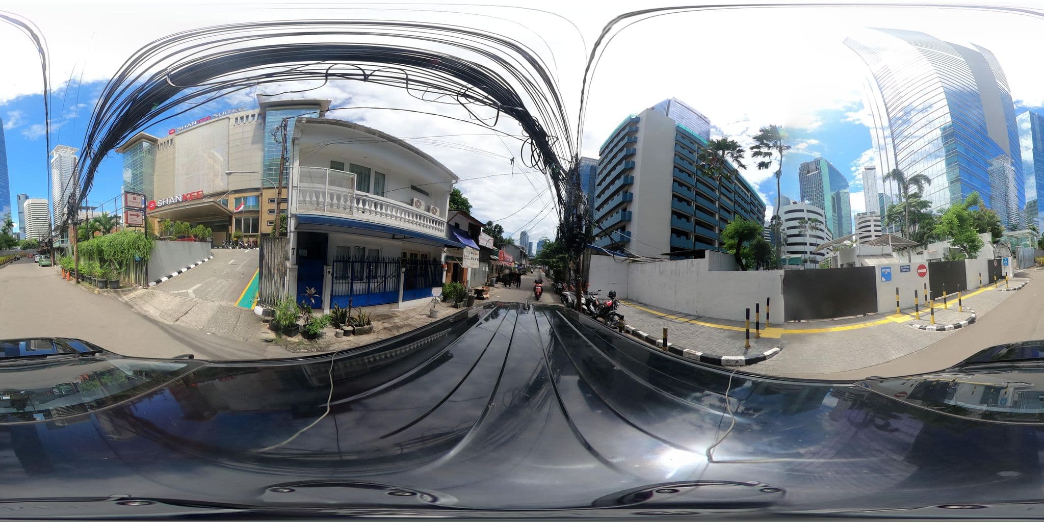 Street view near Prasada Mansion, Jakarta