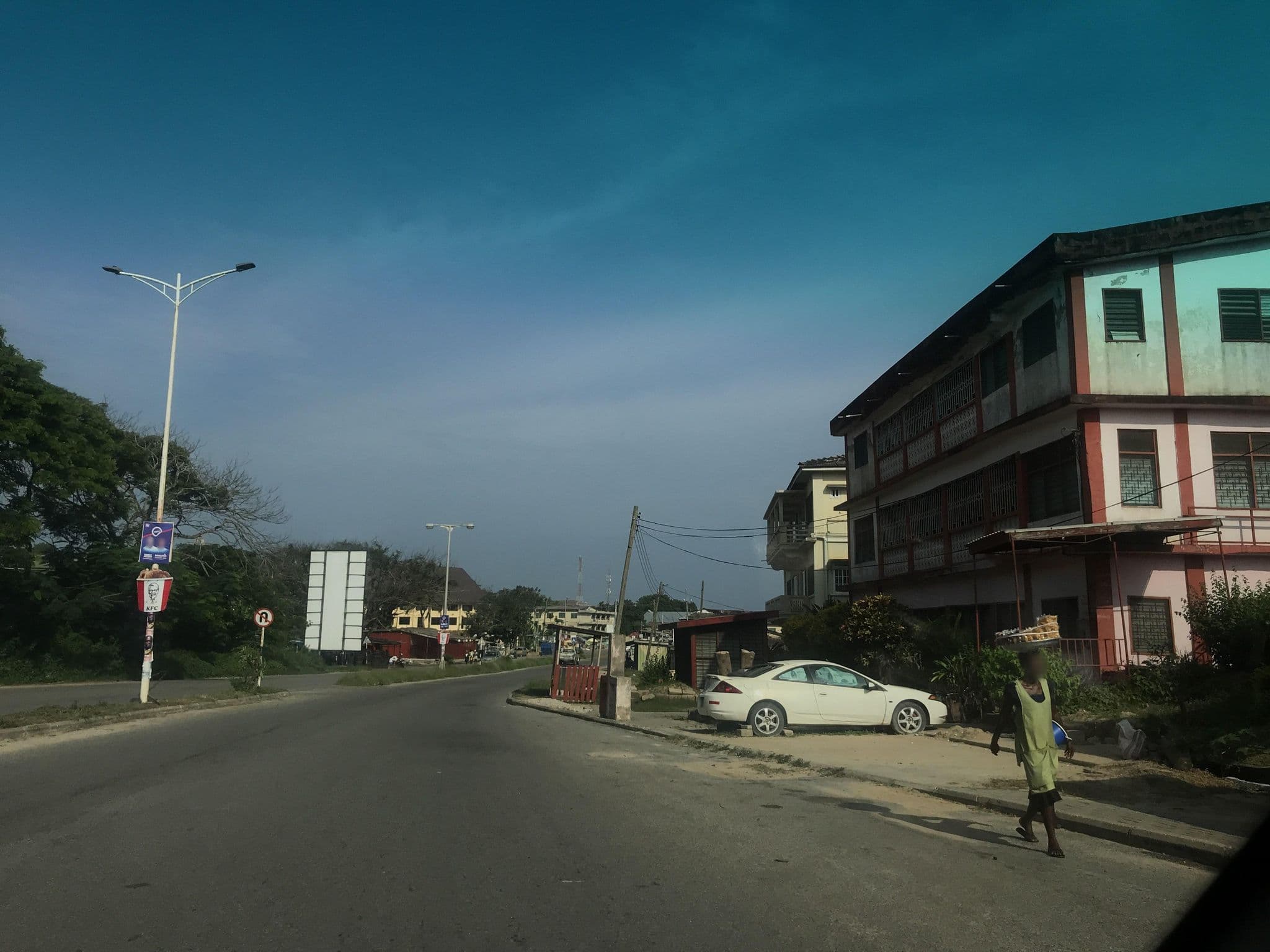 Street view near One Aquarium Inn, Cape Coast — © Asmandy (CC BY-SA · Mapillary)