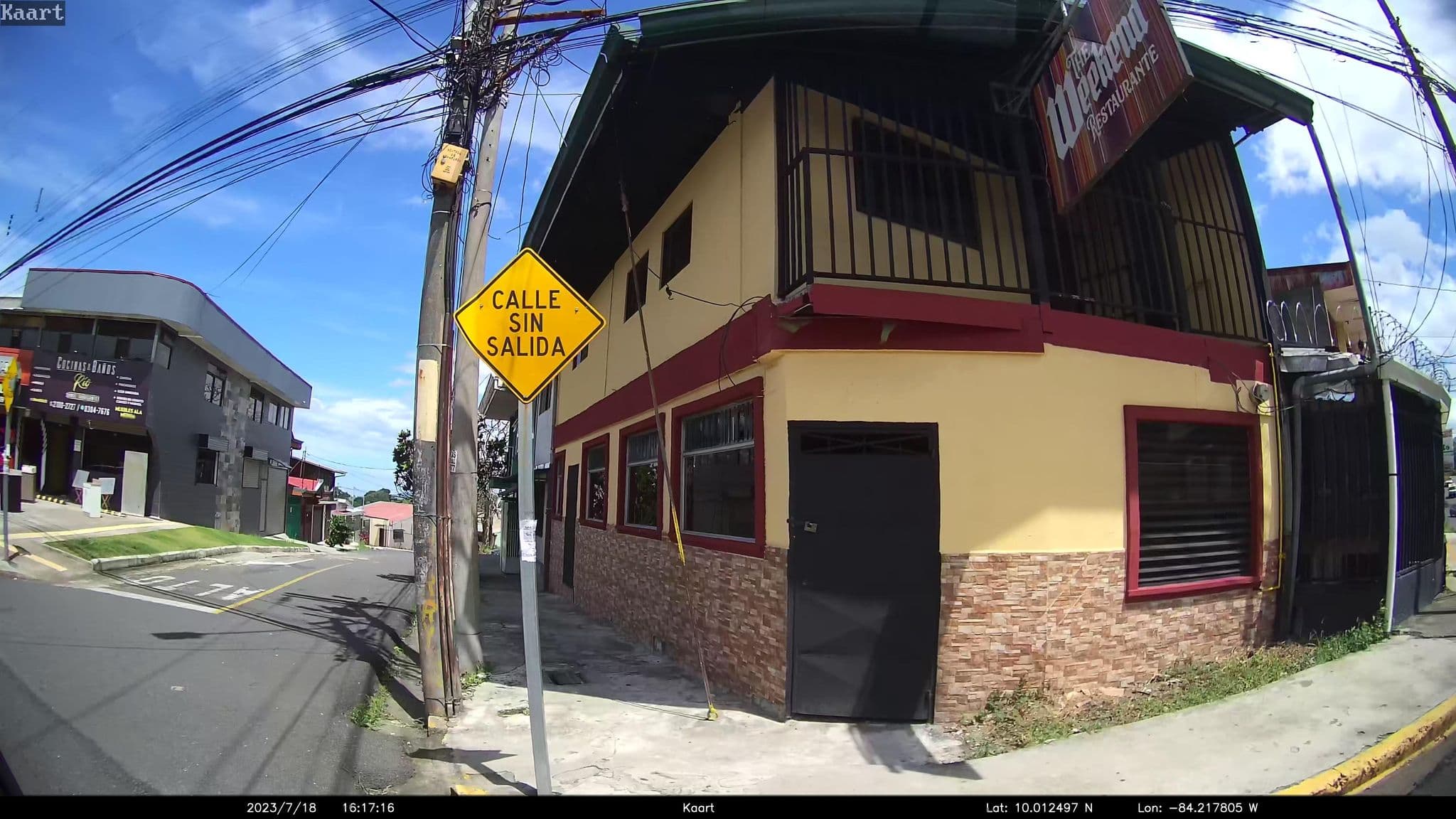 Street view near Casa Calas, Alajuela — © kaart_2 (CC BY-SA · Mapillary)