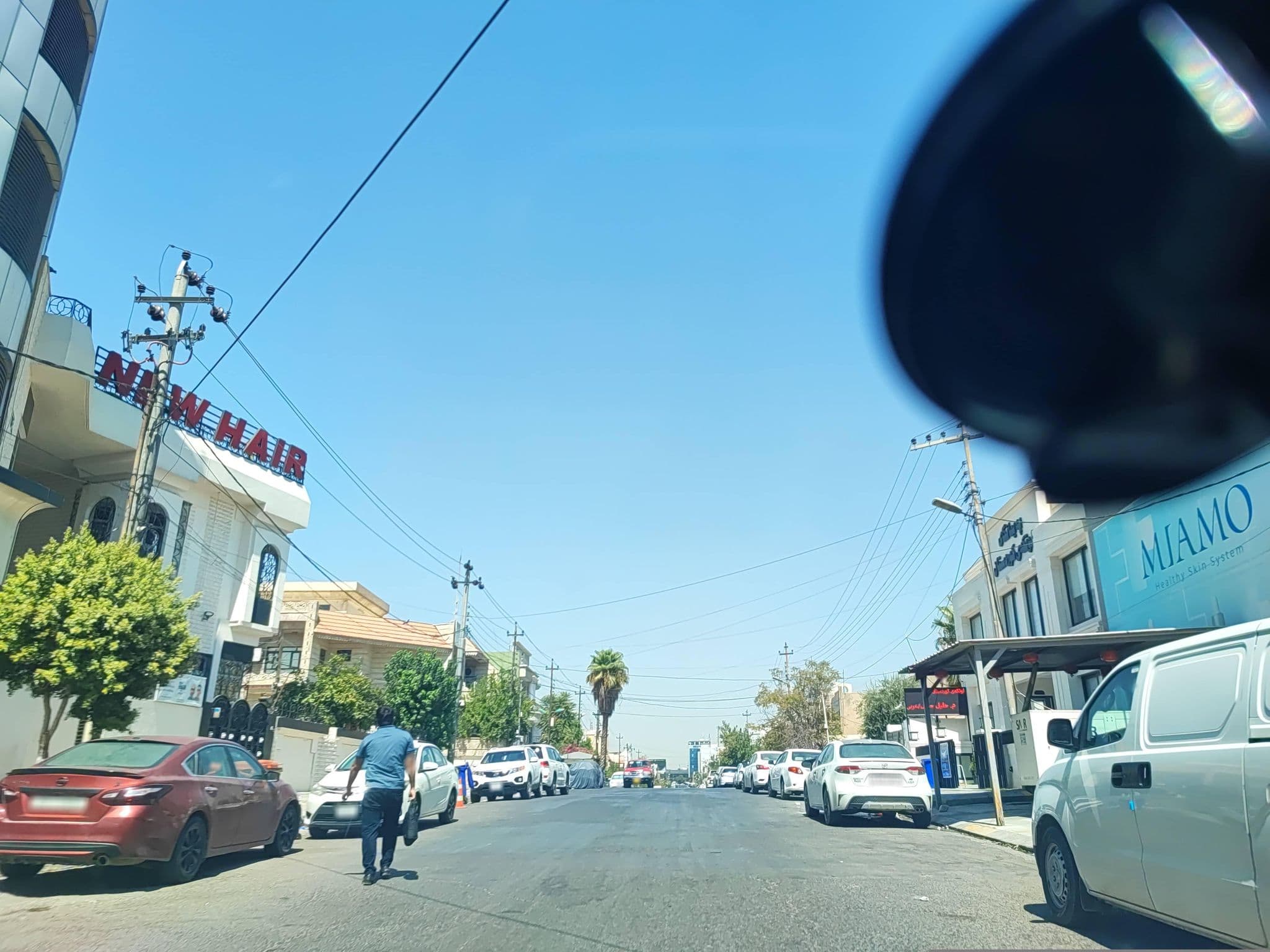 Street view near Danzha hotel 2, Erbil — © muhammadismael (CC BY-SA · Mapillary)