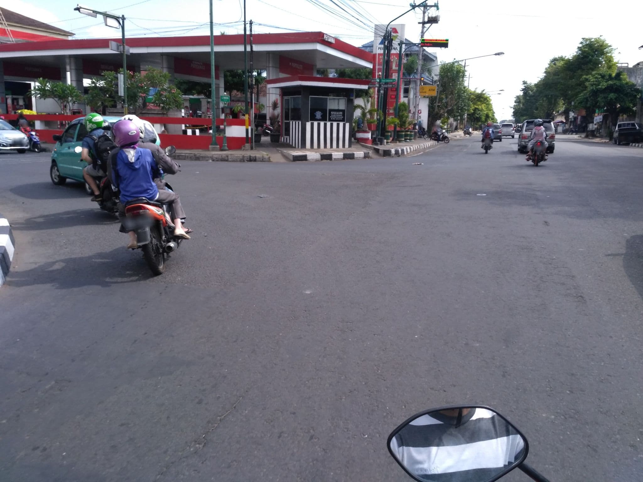 Street view near Hotel Panorama, Yogyakarta