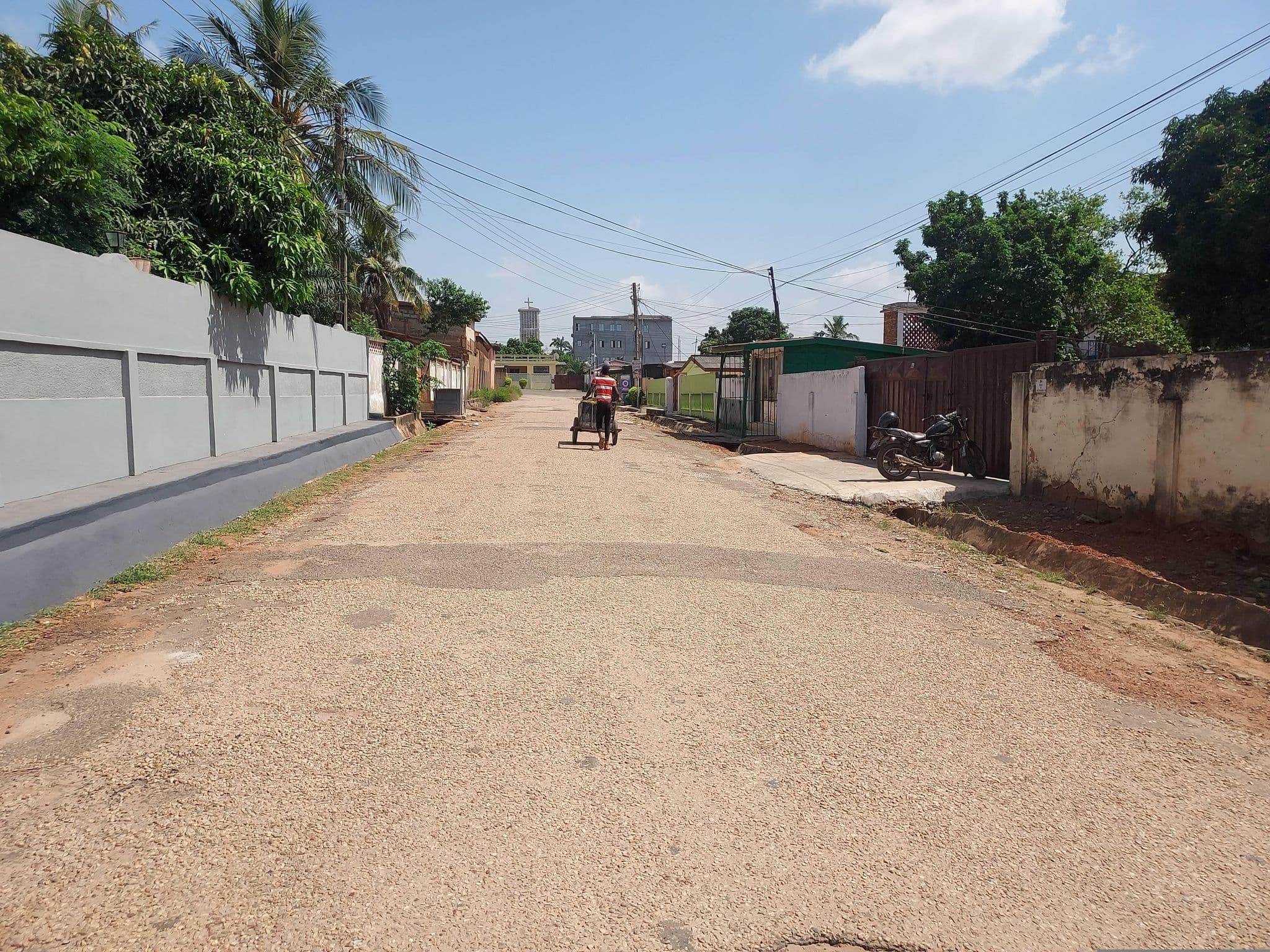 Street view near The Backpacker Accra, New Achimota — © Berchiepratt03 (CC BY-SA · Mapillary)