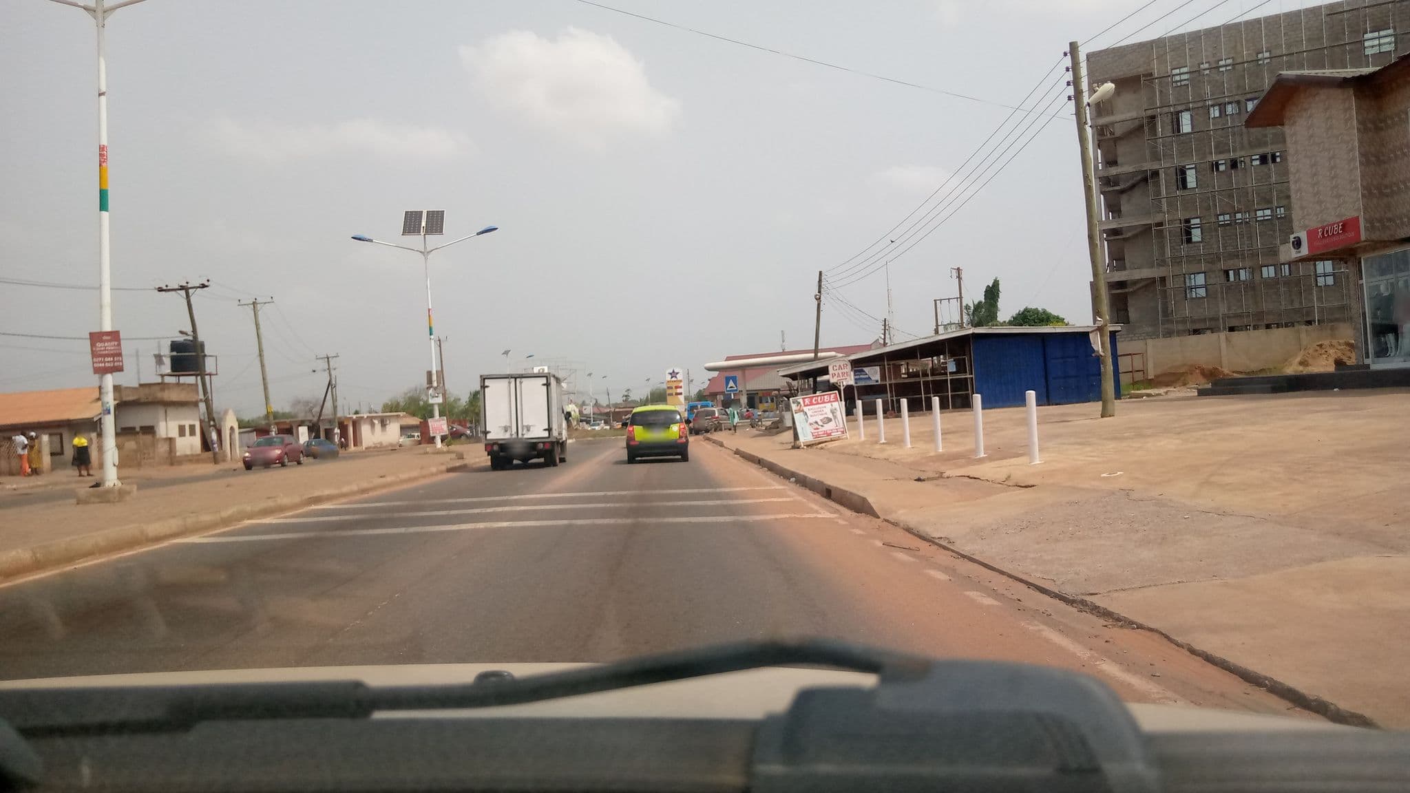 Street view near GSM Crown Inn Hotel, Medina Estates — © awezgeo (CC BY-SA · Mapillary)