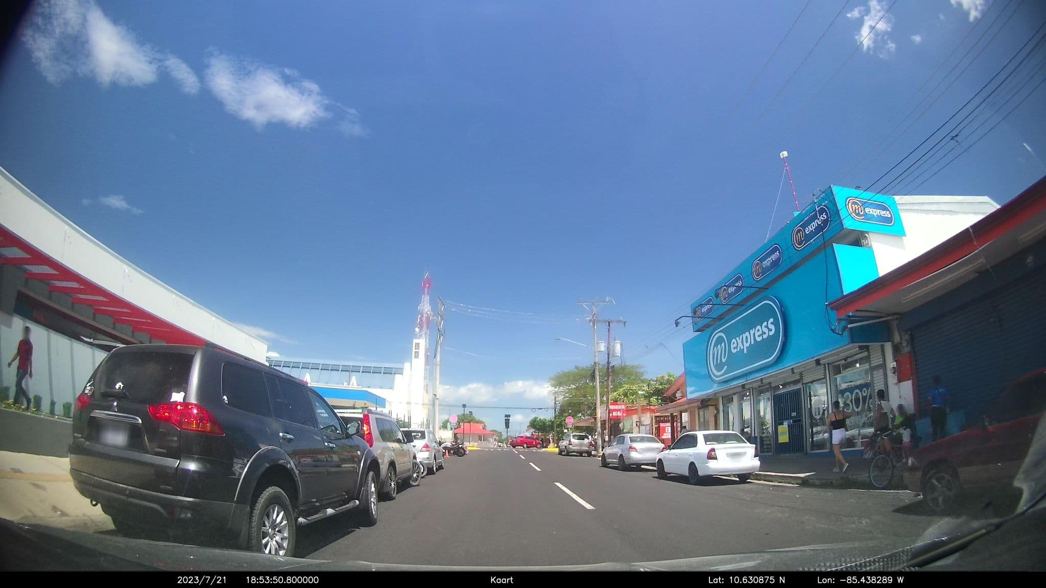 Street view near Hostal Centra Park, Liberia — © kaart_2 (CC BY-SA · Mapillary)