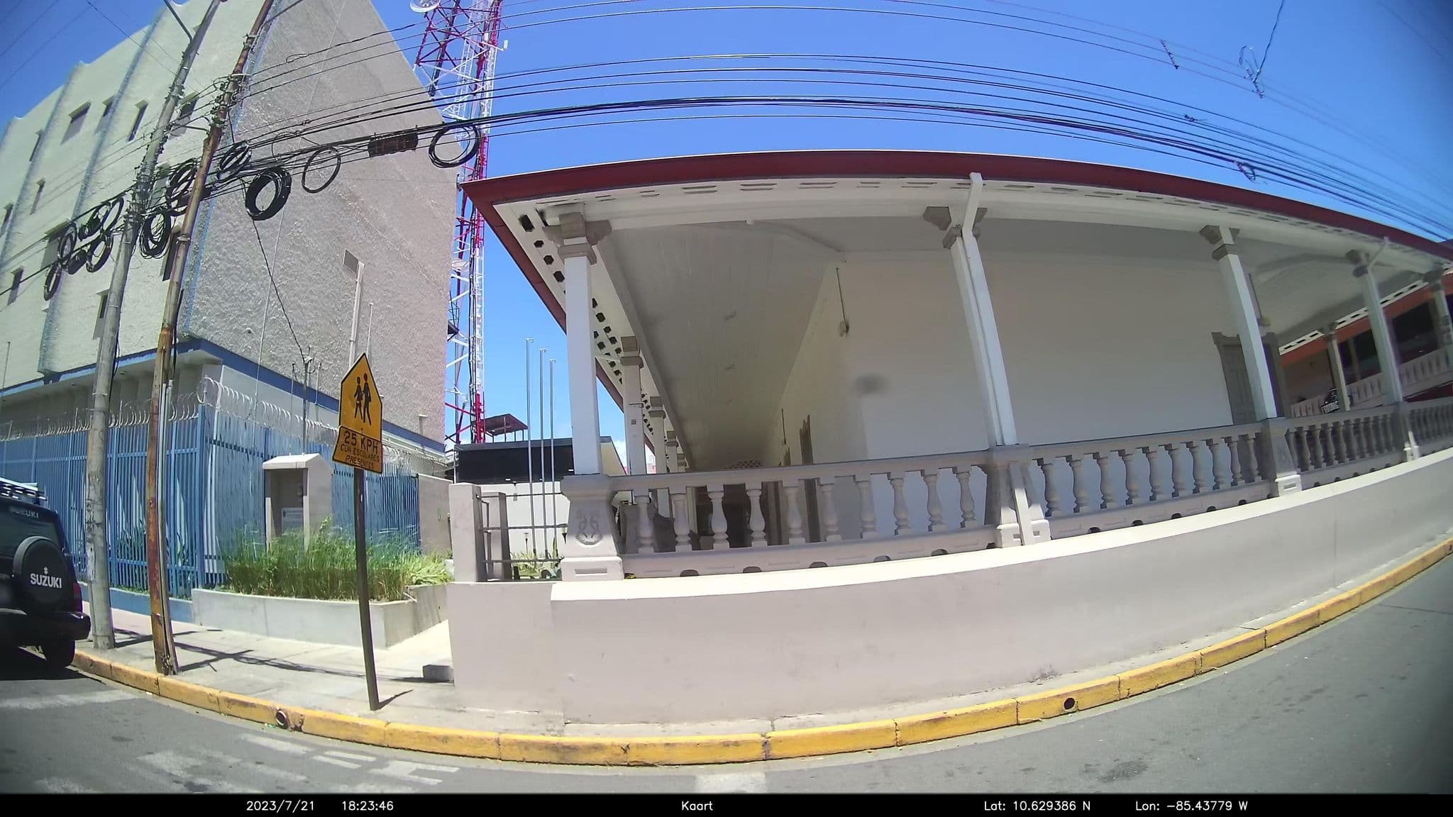 Street view near Hospedaje Dollar, Liberia — © kaart_2 (CC BY-SA · Mapillary)