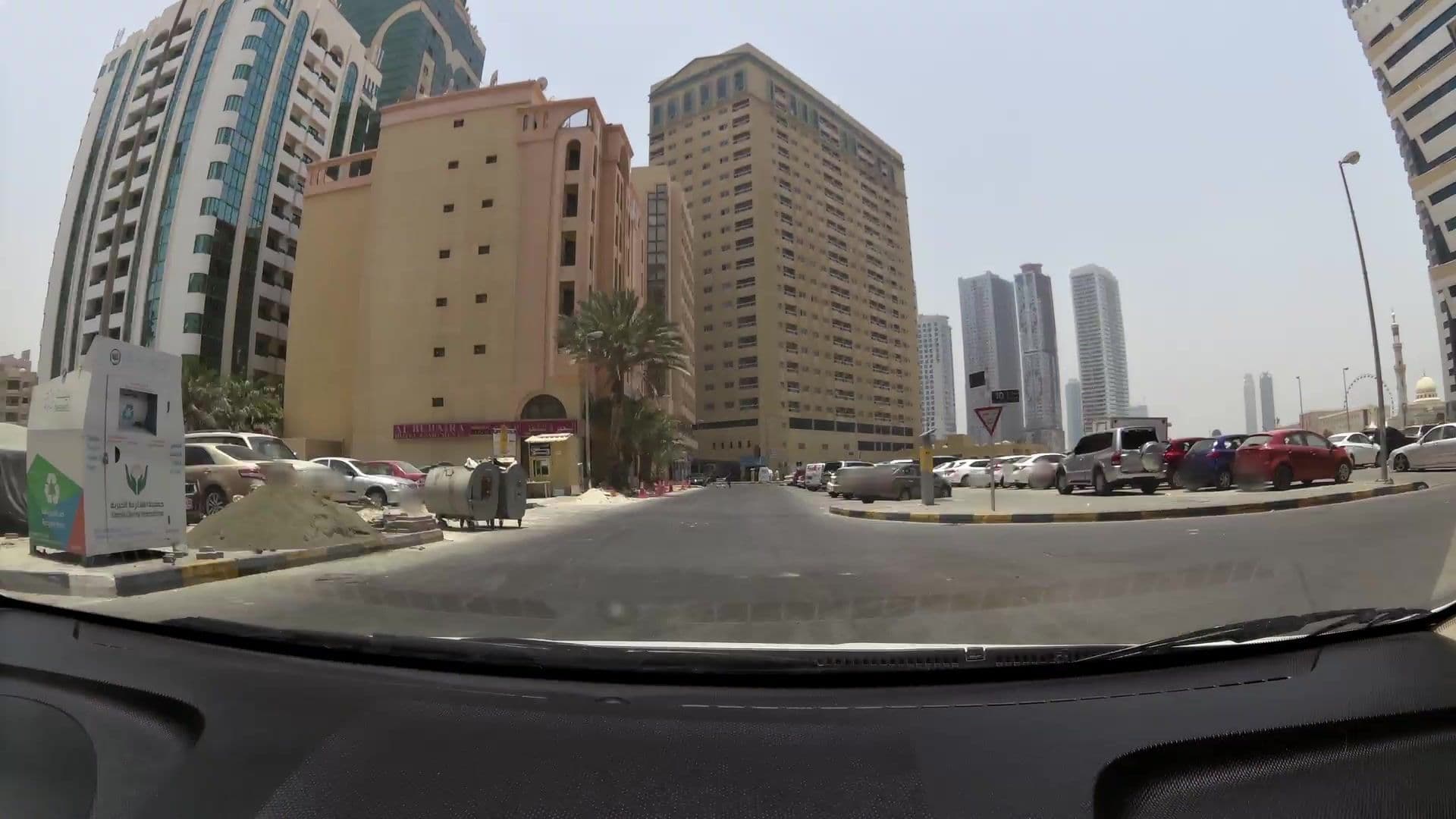 Street view near Al Buhaira Hotel Apartments, Al Majaz — © kaartcam (CC BY-SA · Mapillary)