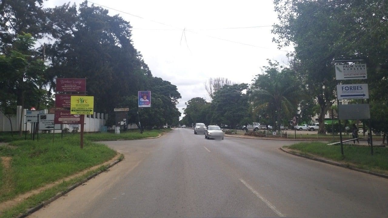 Street view near Holiday Inn Lusaka by IHG, Lusaka — © alterblank (CC BY-SA · Mapillary)