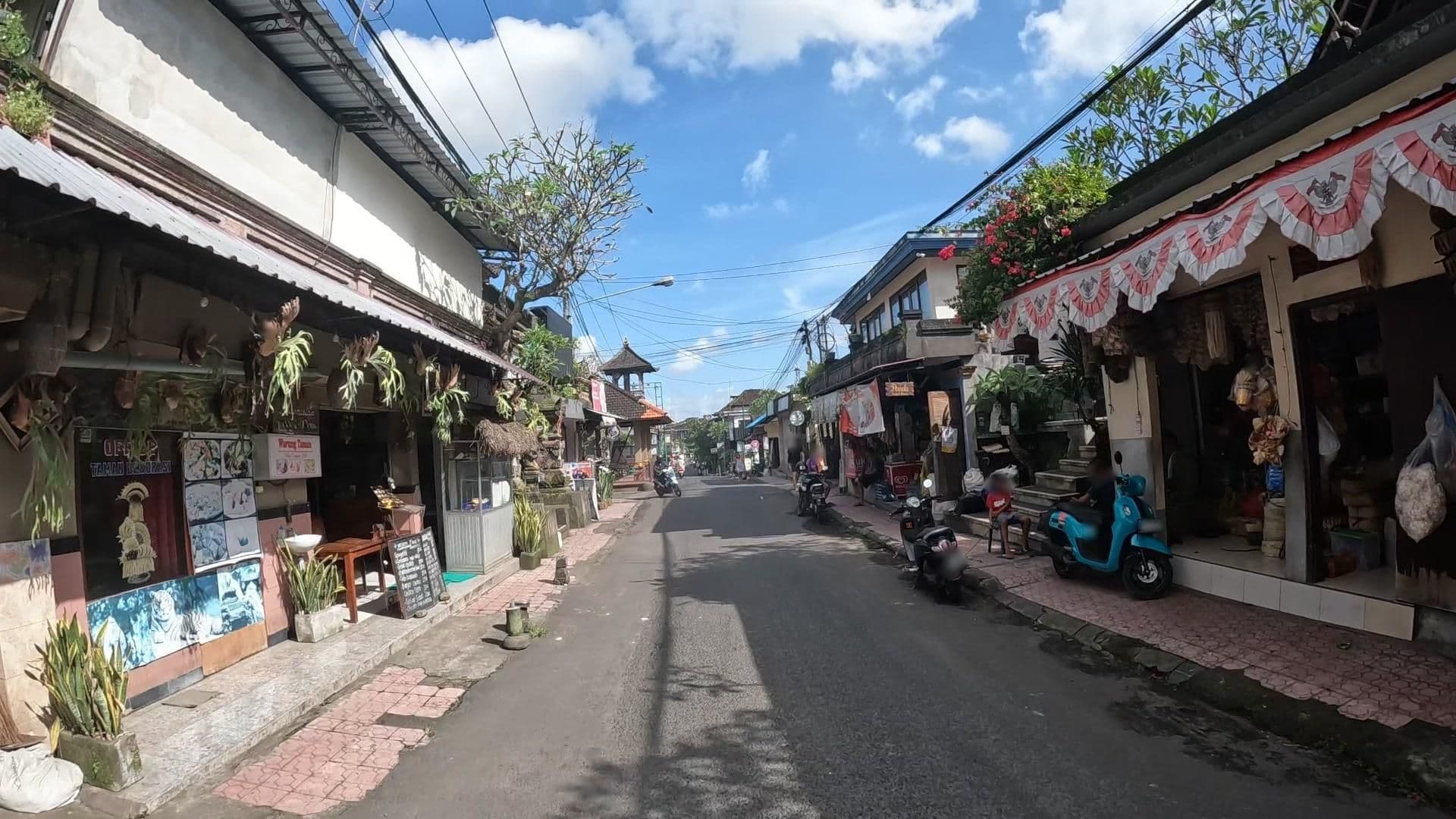 Street view near Taman Dewangga, Ubud