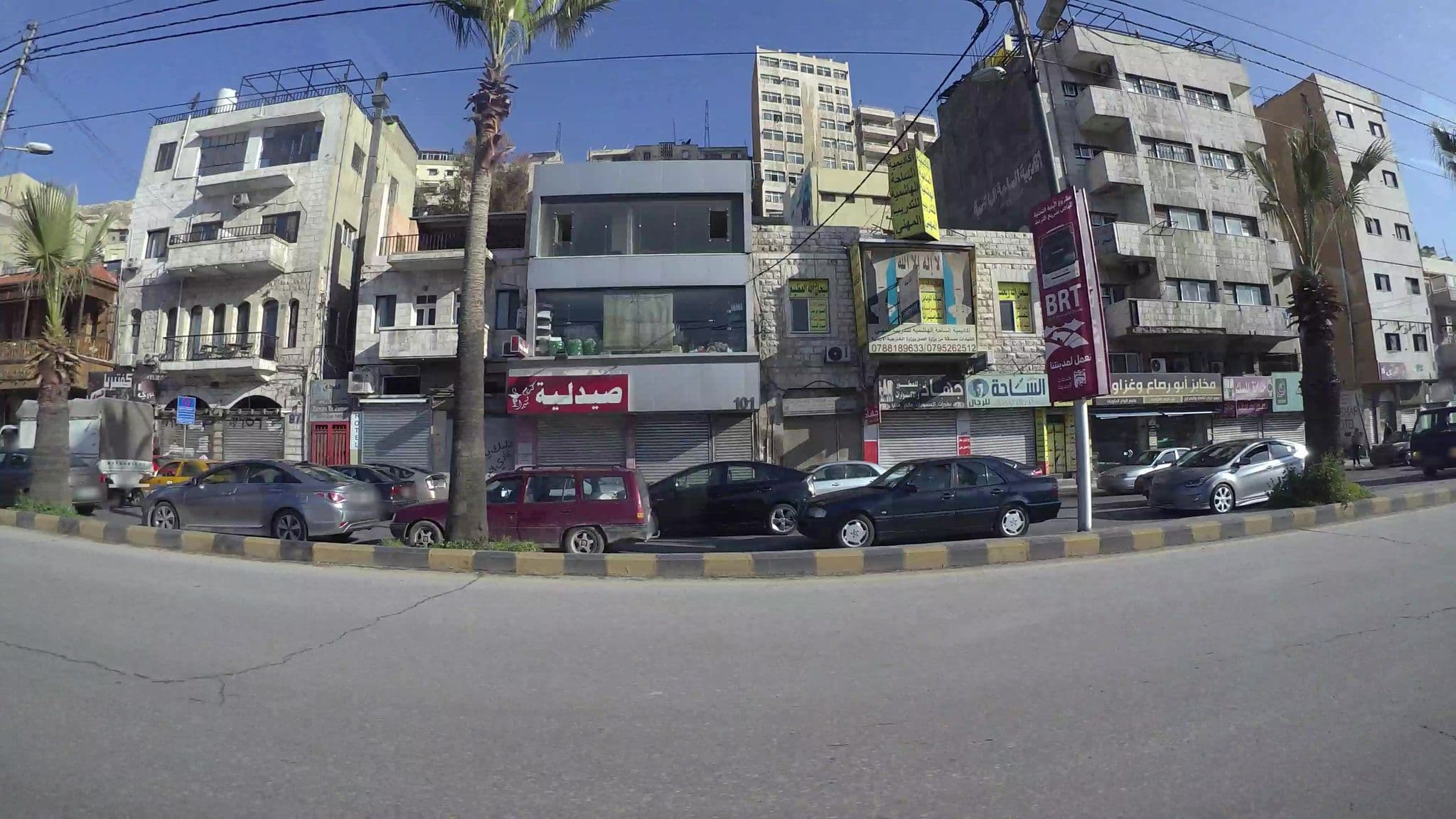Street view near Antonio hotel Amman, Amman — © kaart_1 (CC BY-SA · Mapillary)