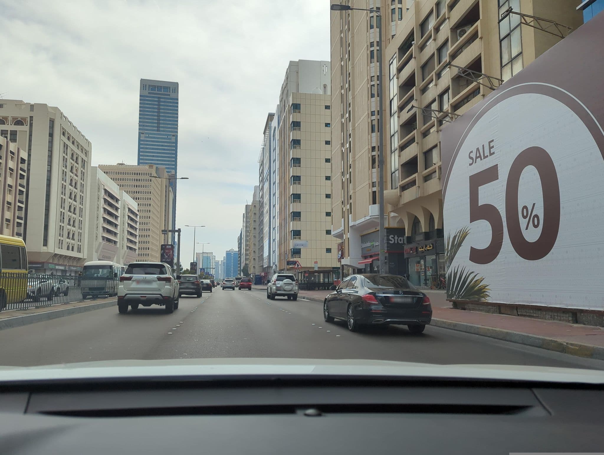 Street view near Premier 2-bedroom Lifeline apartment with free Parking, Abu Dhabi — © Majid_Waze (CC BY-SA · Mapillary)