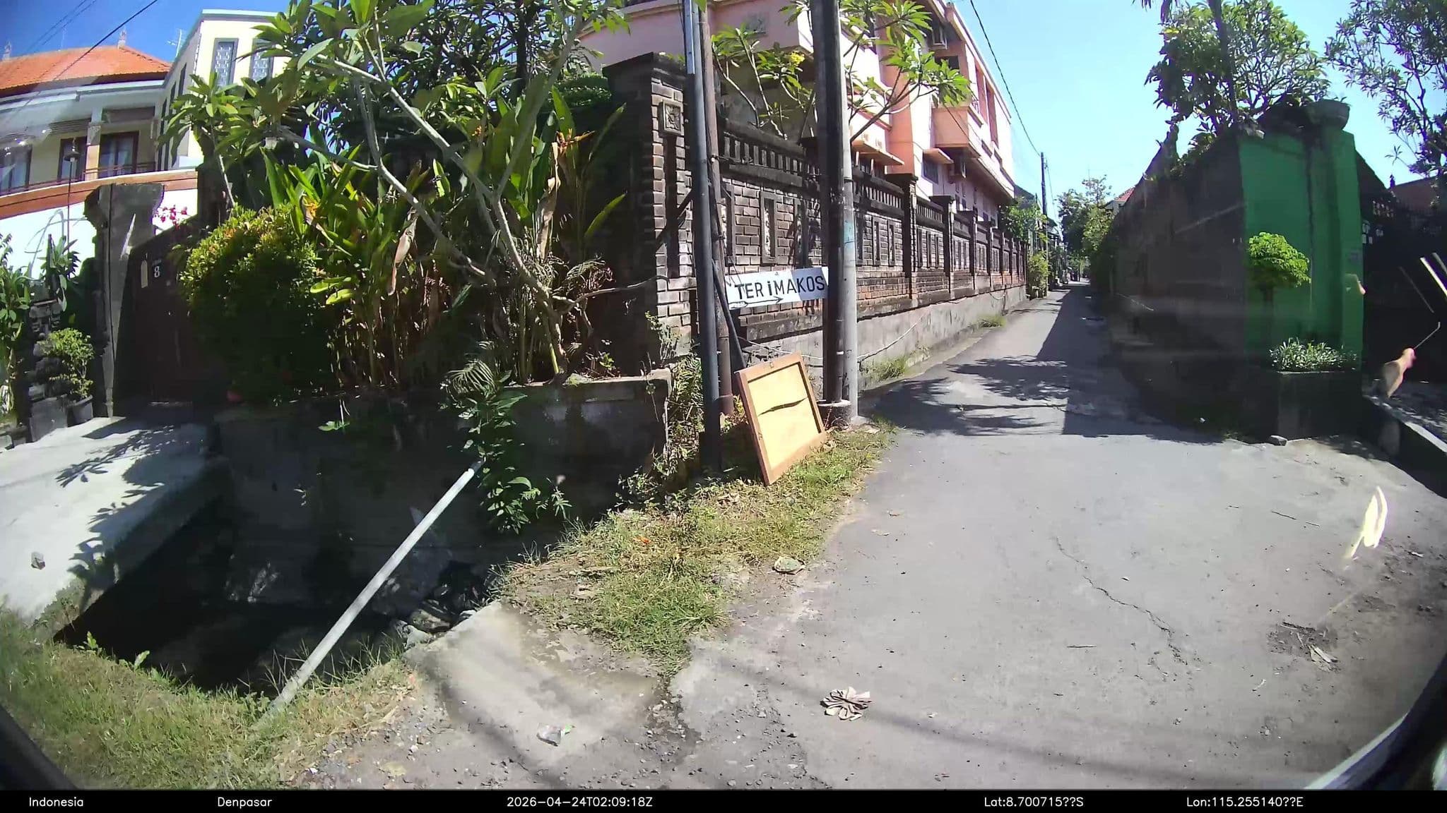 Street view near Candra Guest House, Sanur — © Kaart---LEFT (CC BY-SA · Mapillary)