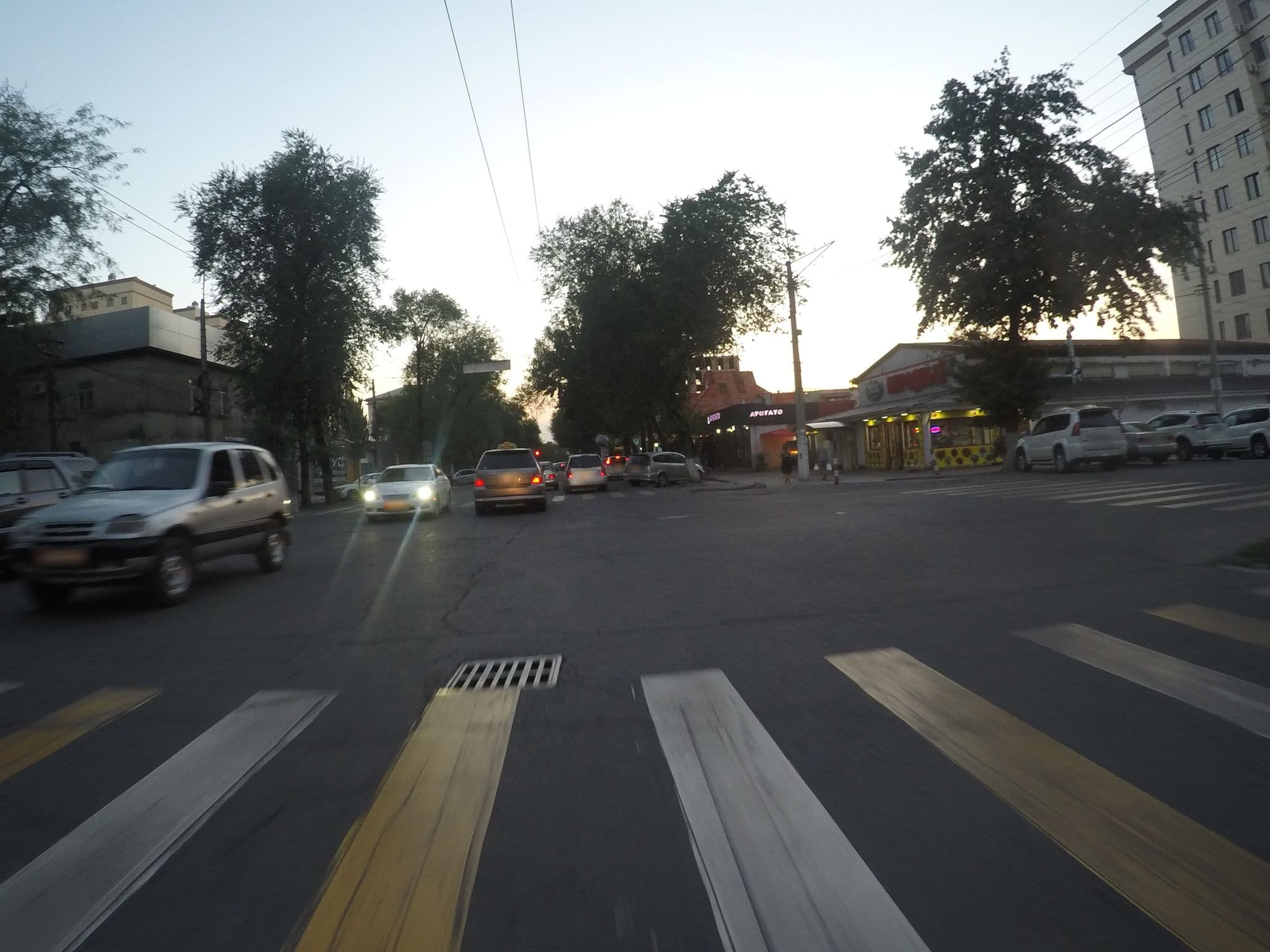 Street view near Hostel Weekend, Bishkek — © chrisbeddow (CC BY-SA · Mapillary)