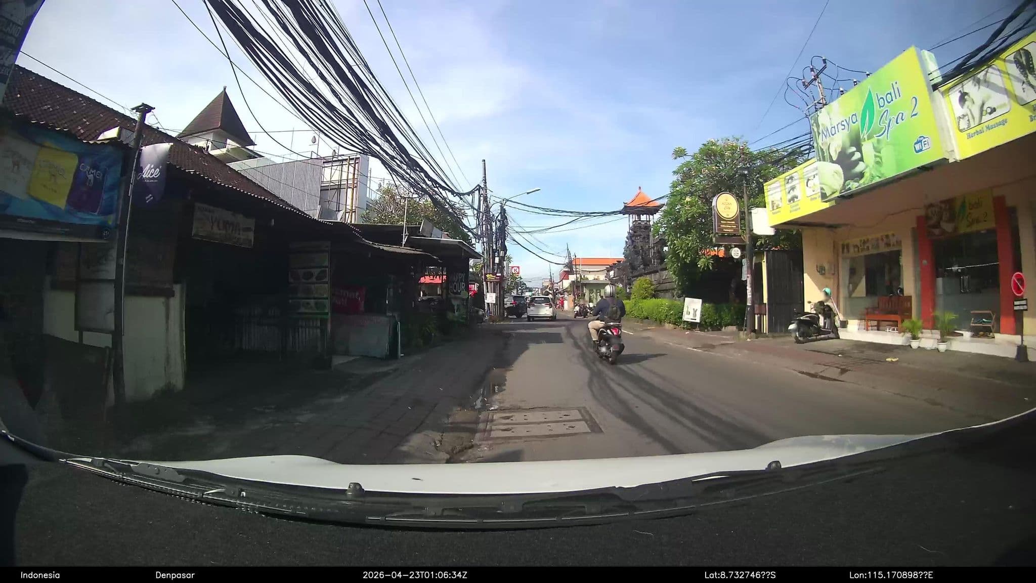 Street view near Kuta Royal Villa, Kuta