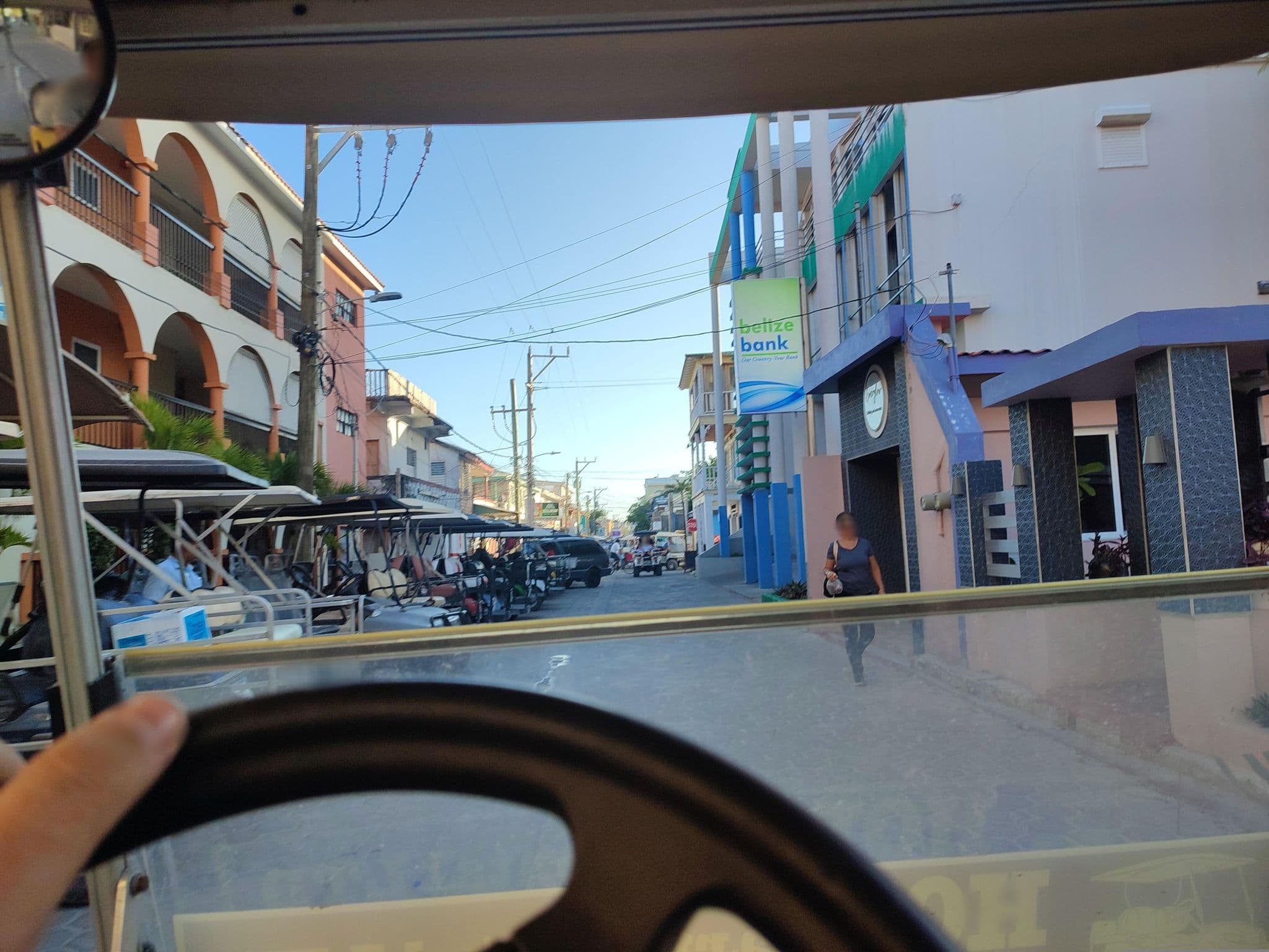 Street view near Sunbreeze Suites, San Pedro — © charlieplett (CC BY-SA · Mapillary)